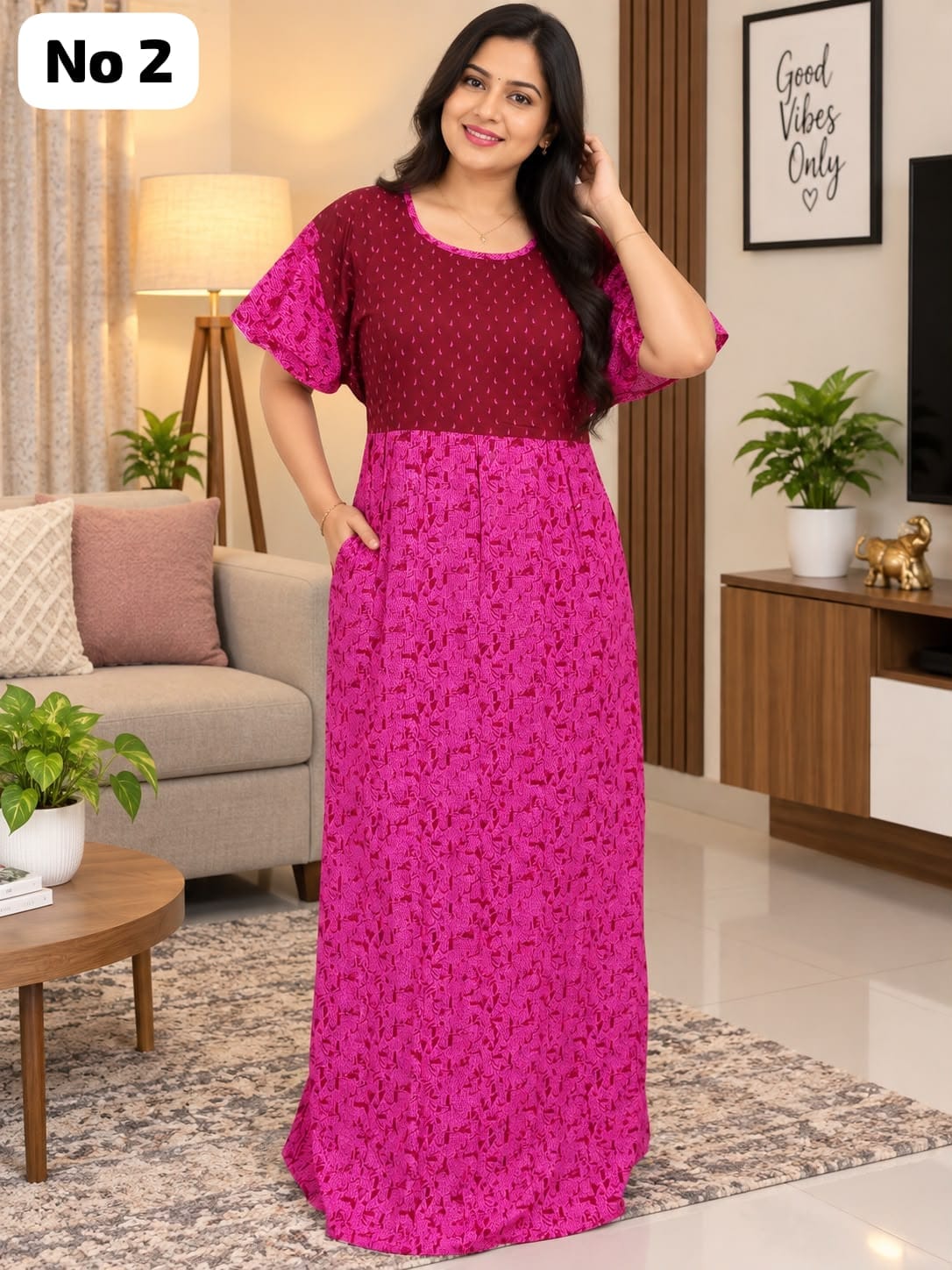Frock Model Nighty (No 2)(XL,2XL,3XL)