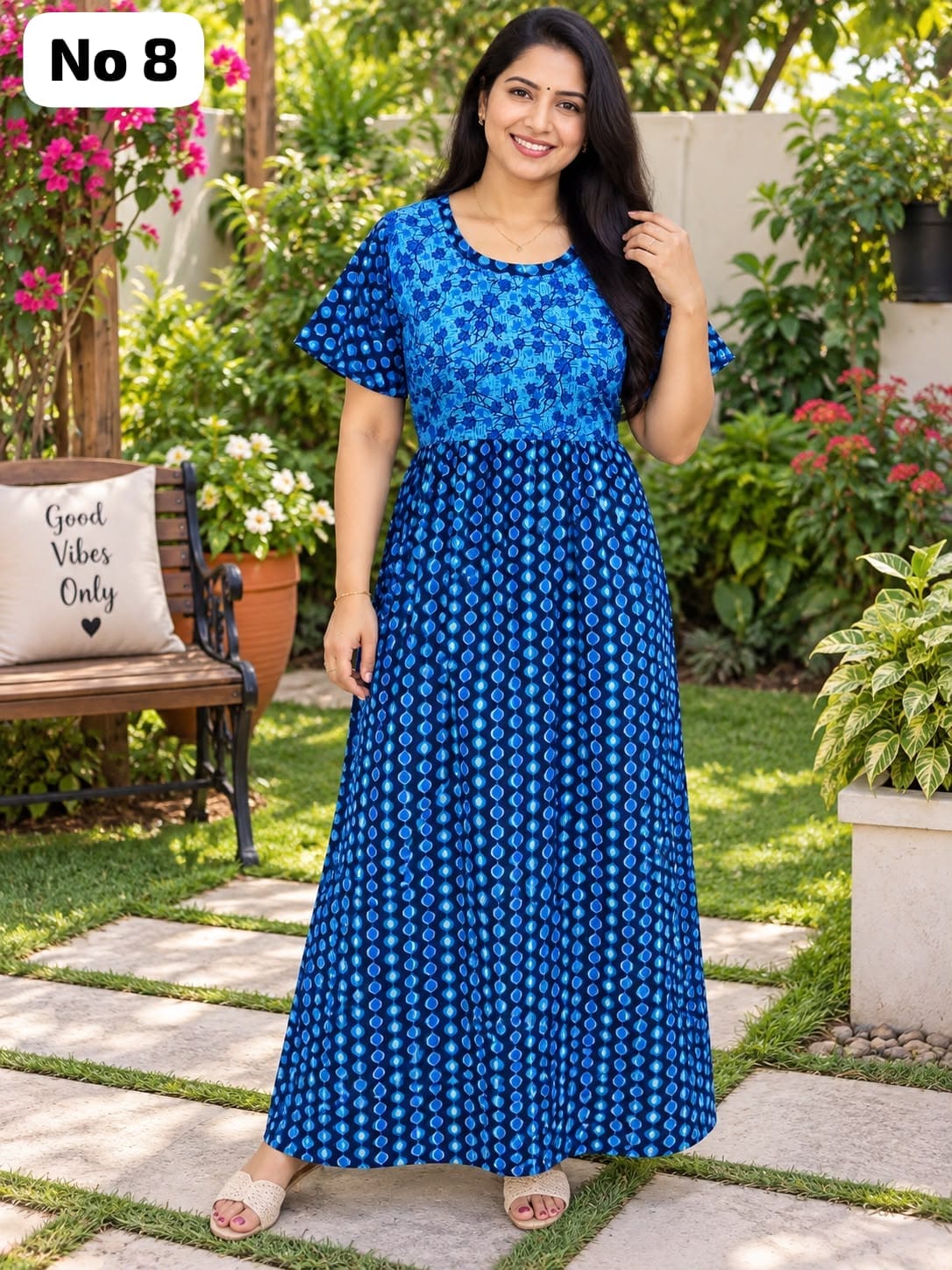 Frock Model Nighty (No 8)(XL,2XL,3XL)