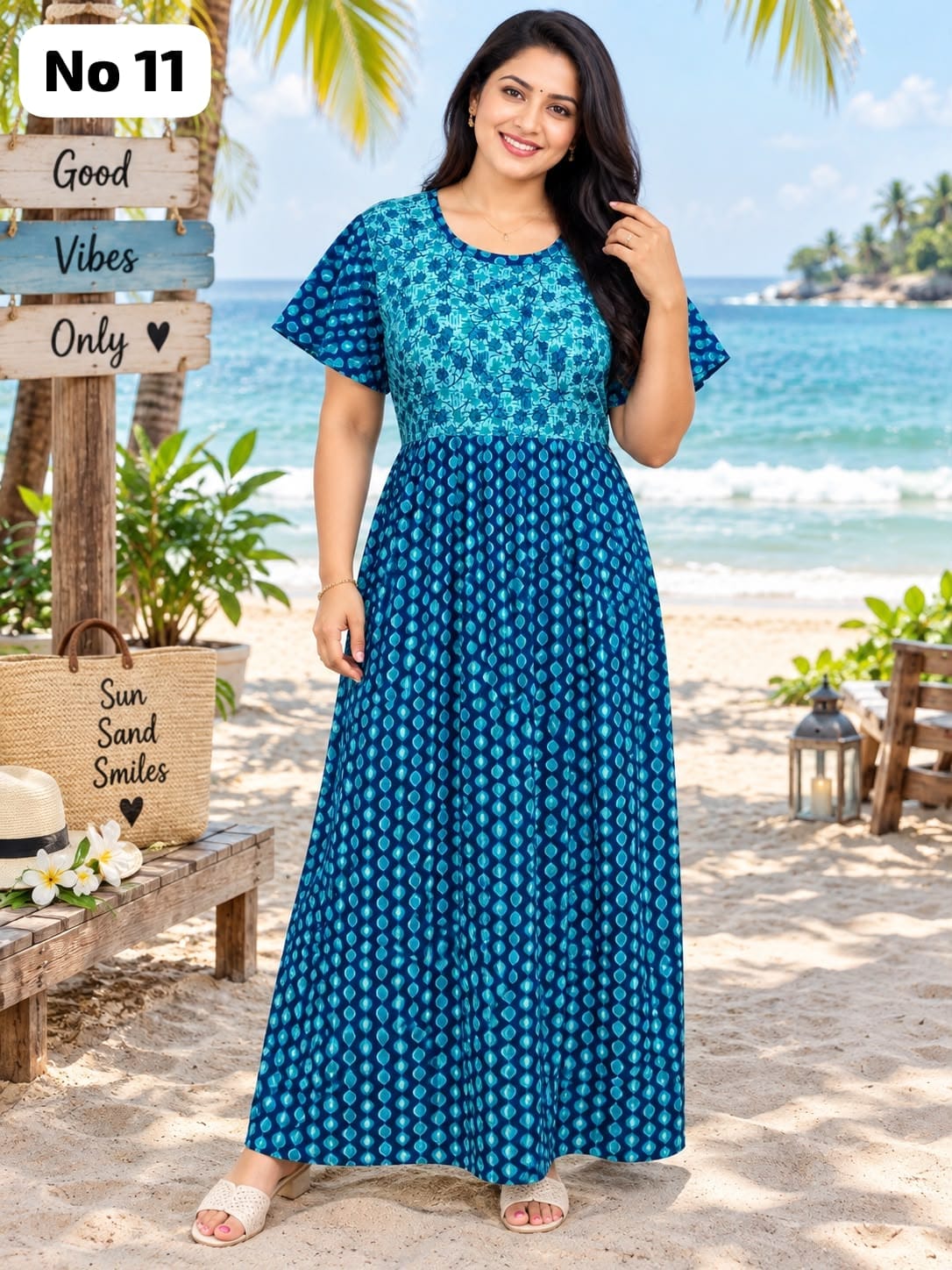 Frock Model Nighty (No 11)(XL,2XL,3XL)