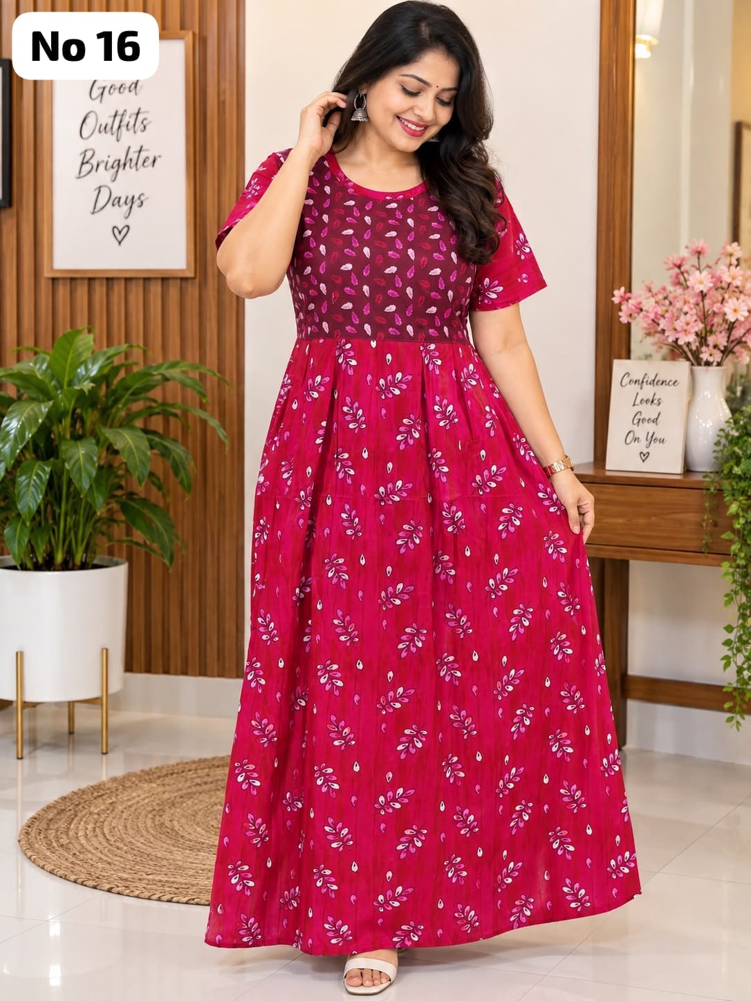 Frock Model Nighty (No 16)(XL,2XL,3XL)