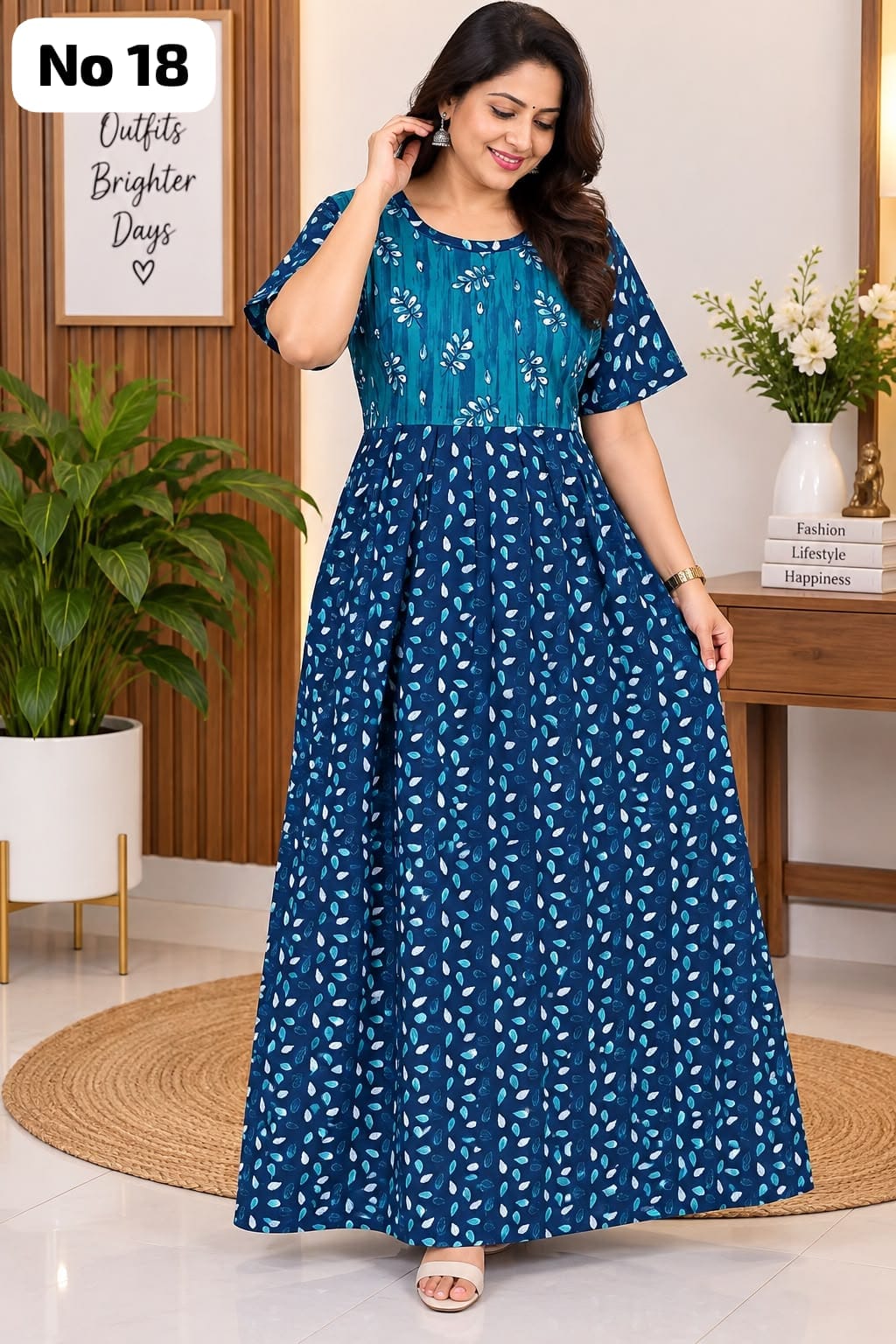 Frock Model Nighty (No 18)(XL,2XL,3XL)