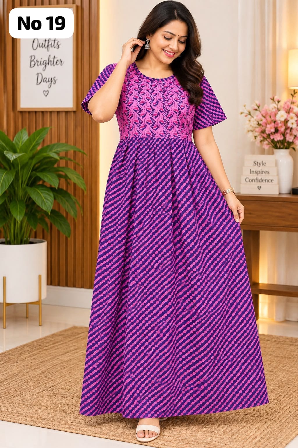 Frock Model Nighty (No 19)(XL,2XL,3XL)