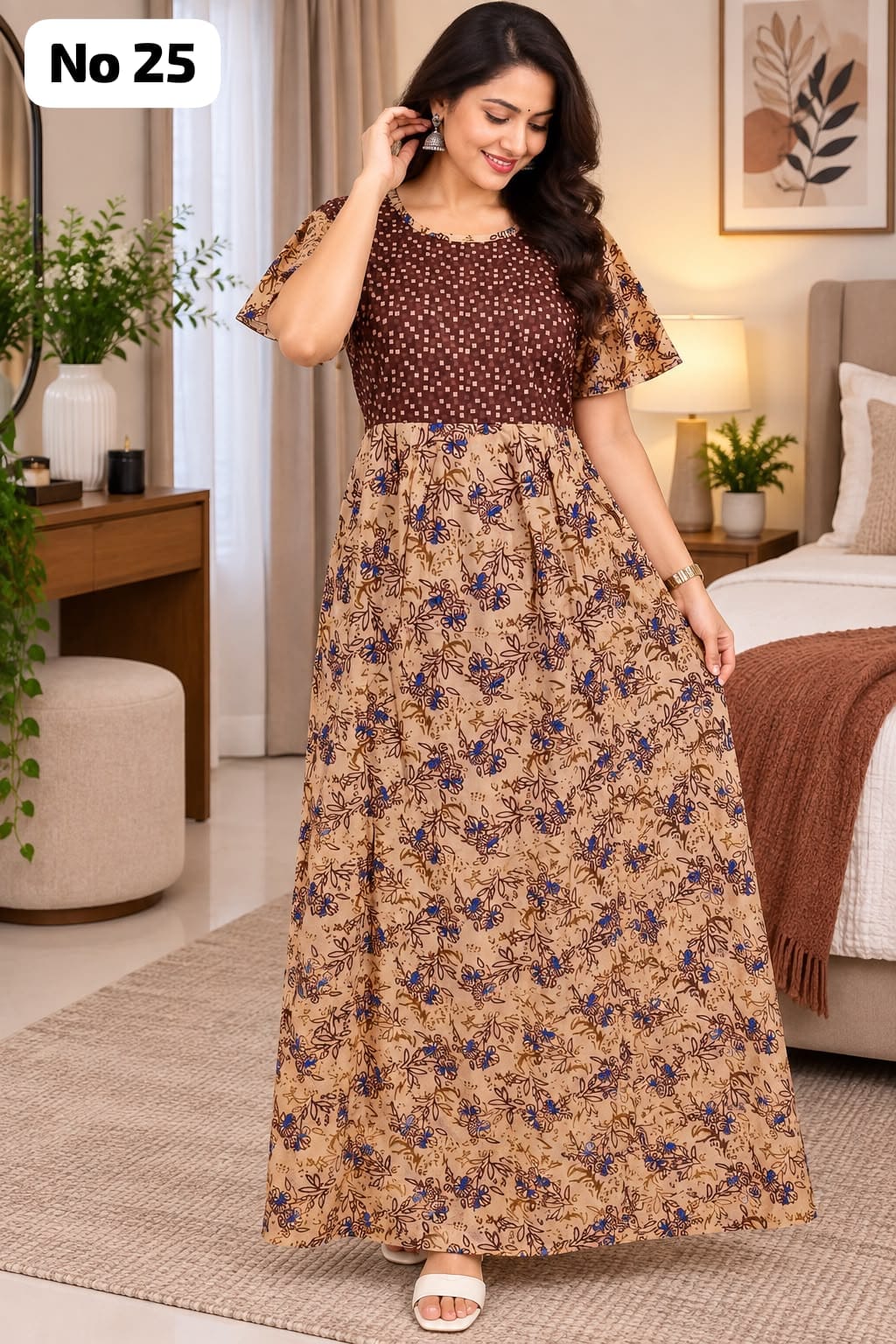 Frock Model Nighty (No 25)(XL,2XL,3XL)