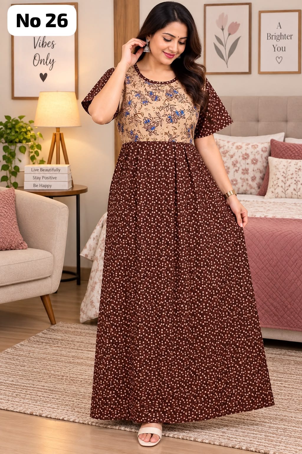 Frock Model Nighty (No 26)(XL,2XL,3XL)