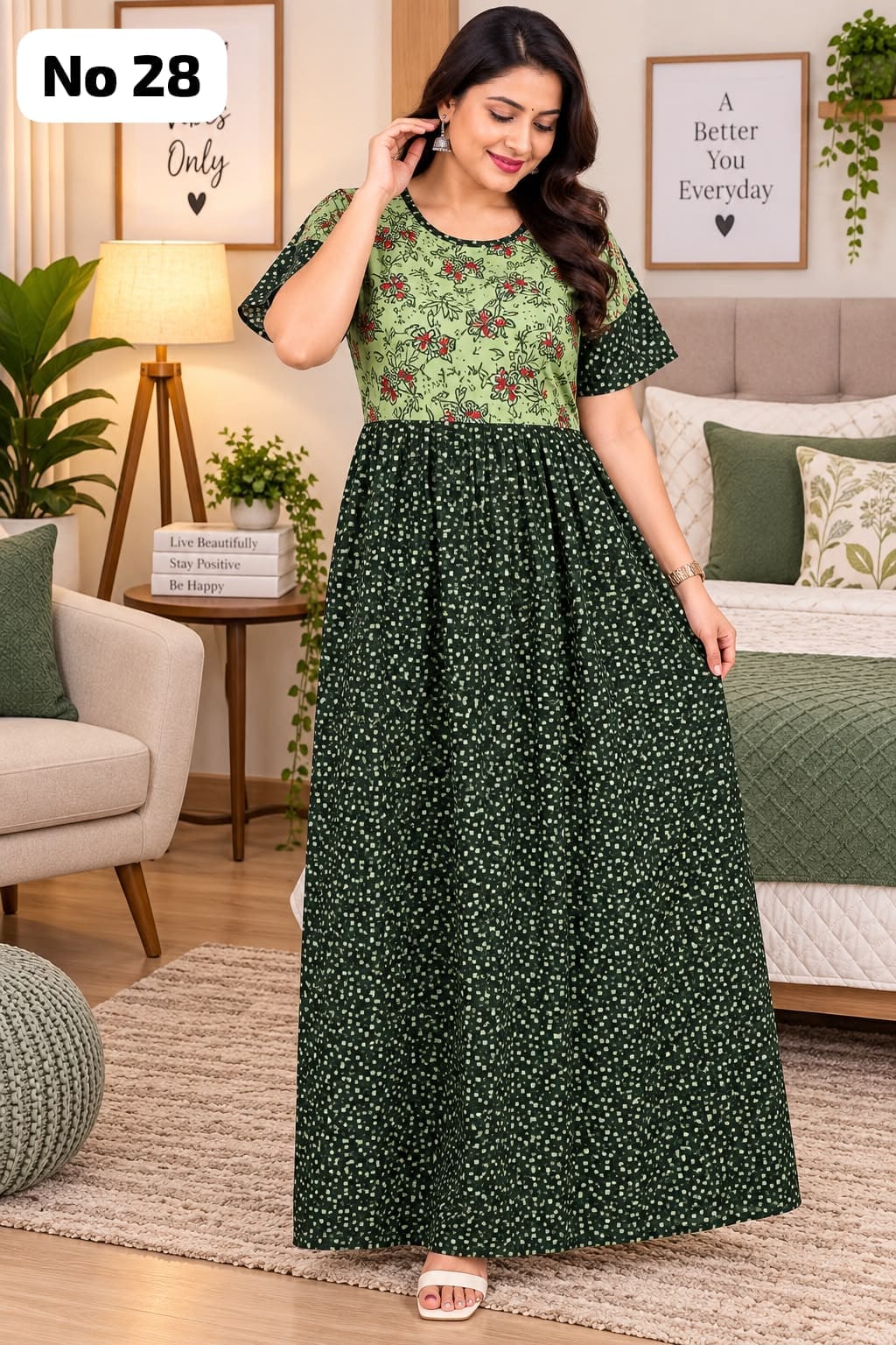 Frock Model Nighty (No 28)(XL,2XL,3XL)