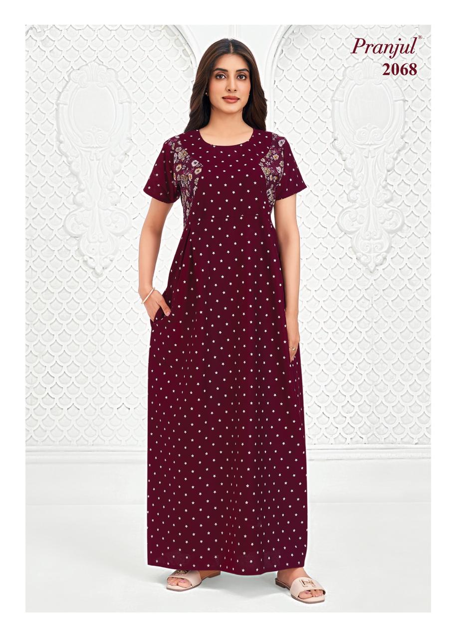 Pranjul Nighty (No 2068)(XXL)