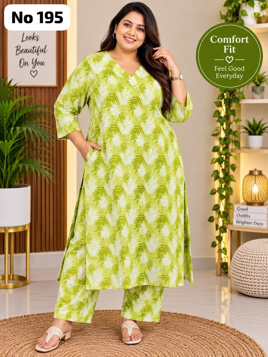 Rayon Co-ords (Plus Size) (No 195)