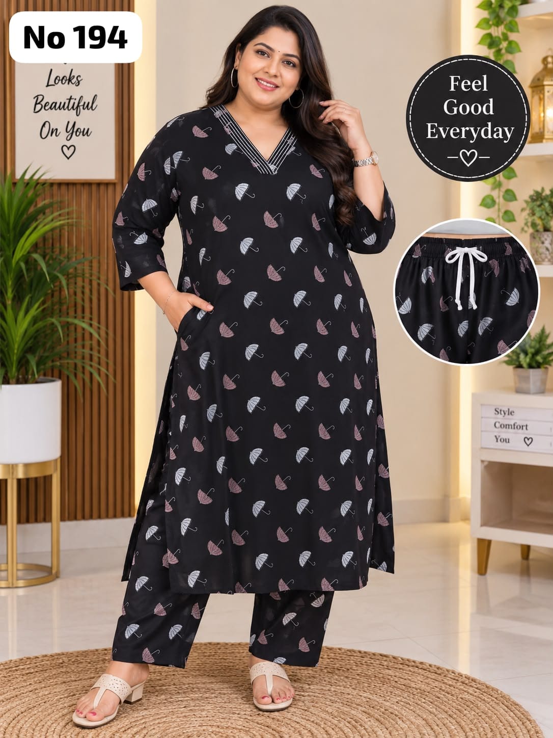 Rayon Co-ords (Plus Size) (No 194)