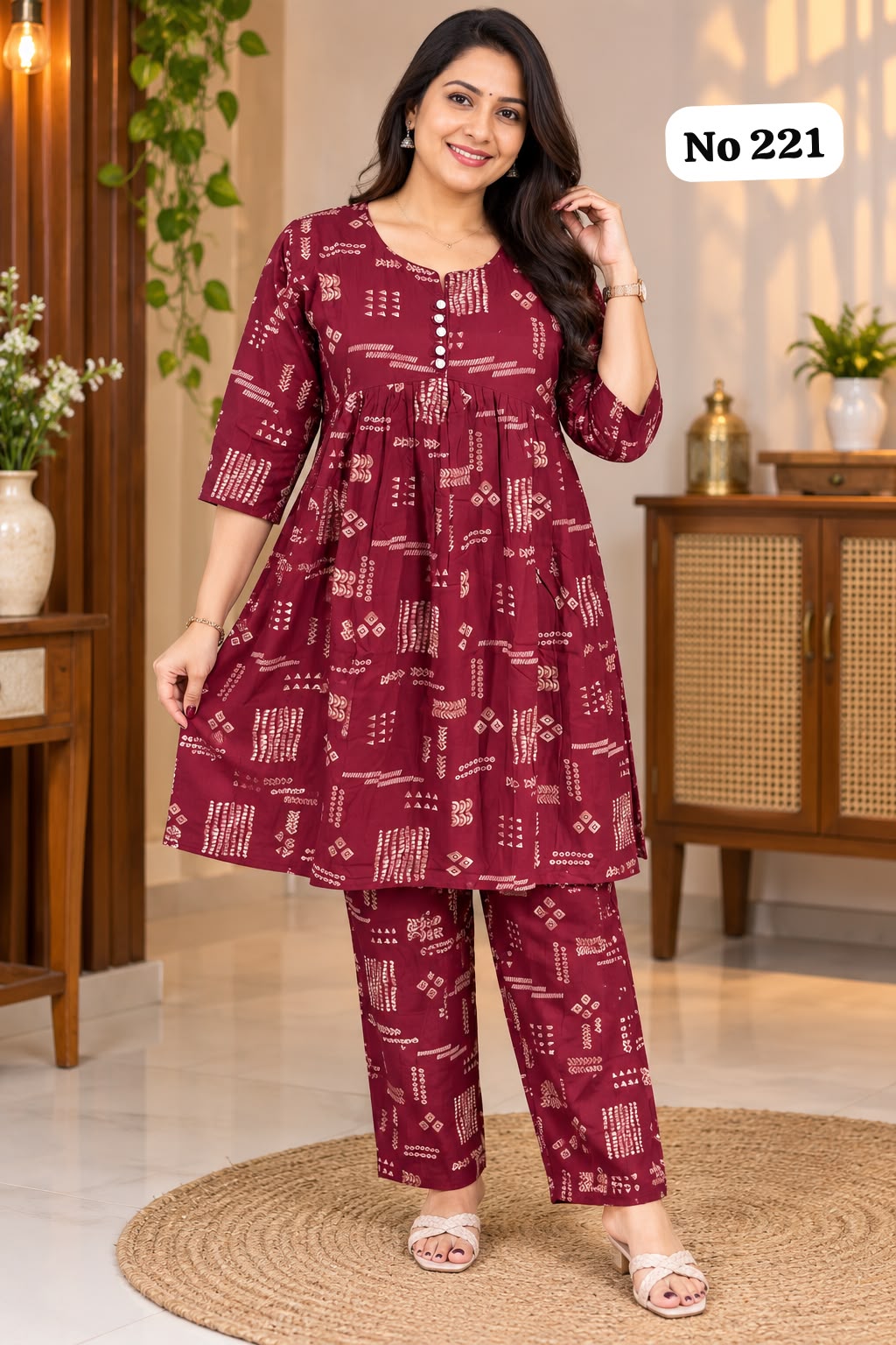 24kg Premium Rayon Alya cut Co-Ords (No 221)