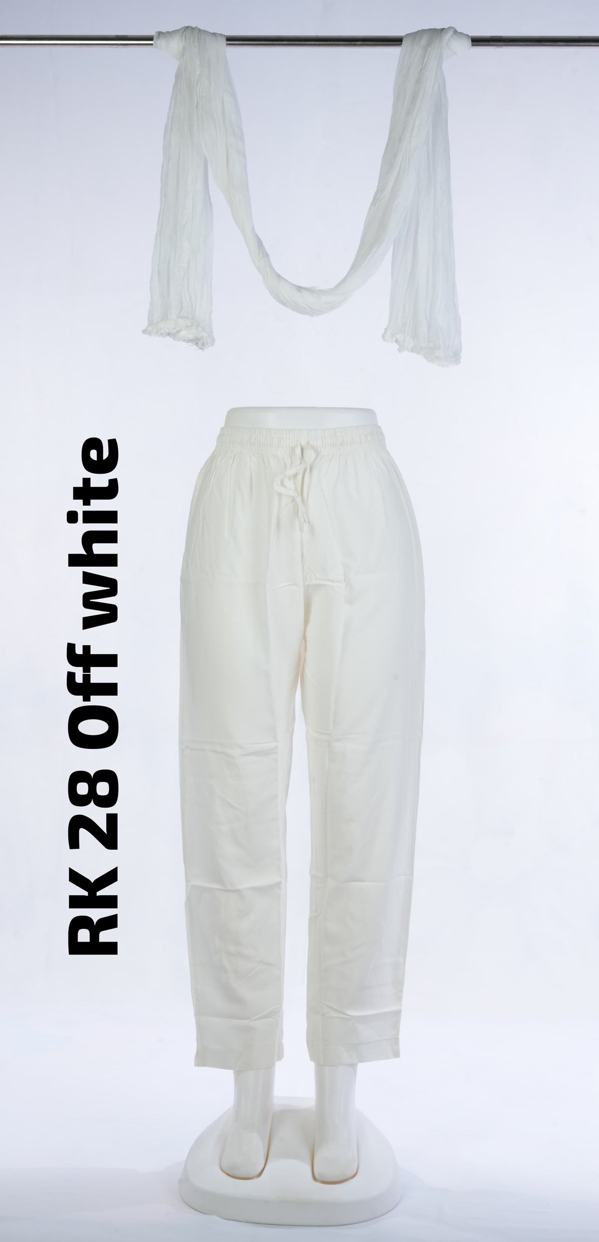 Premium Rayon Kurta Pant (RK 28 Off White )