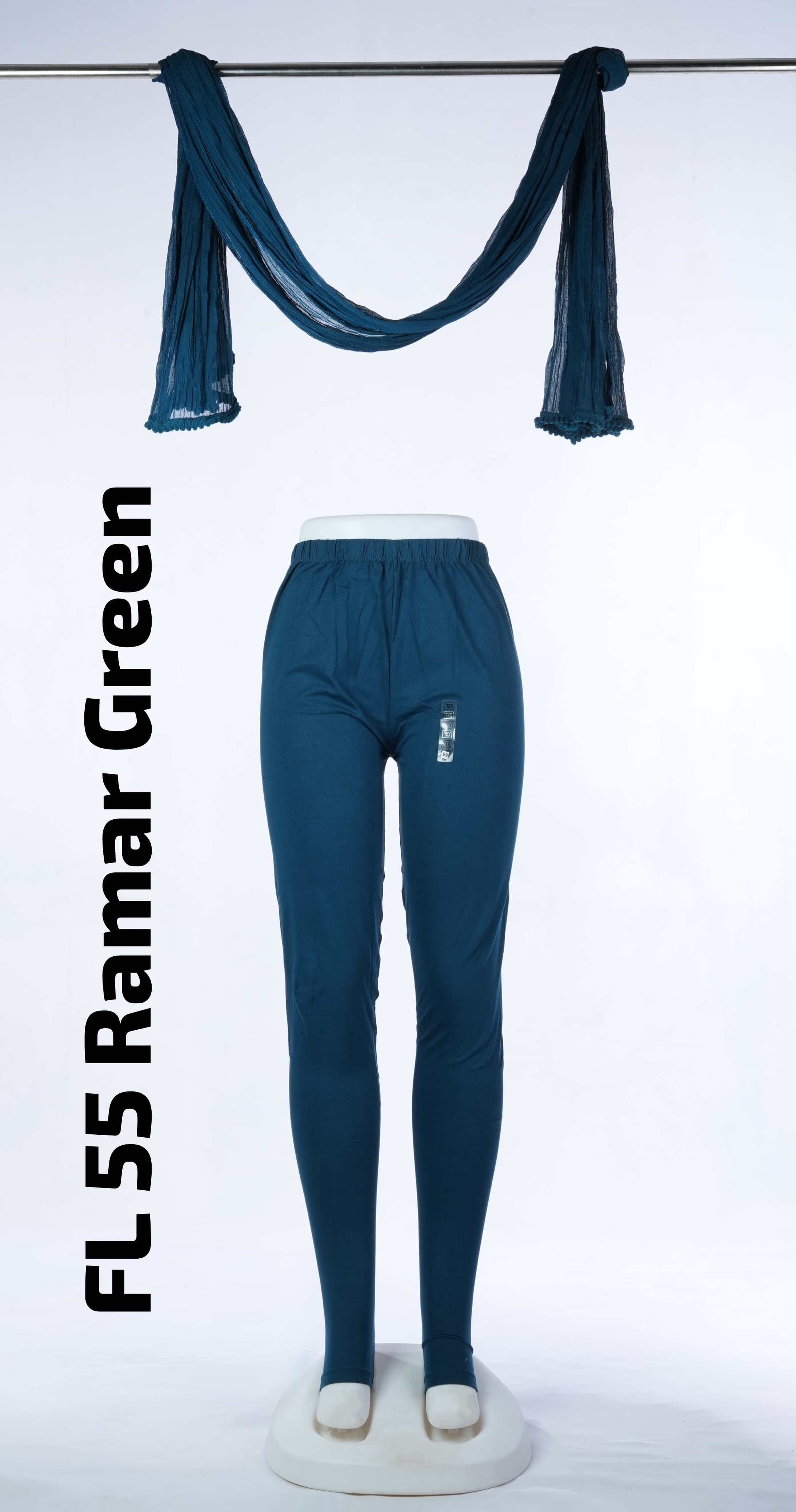 Premium Full Length Leggings (FL 55 Ramar Green)