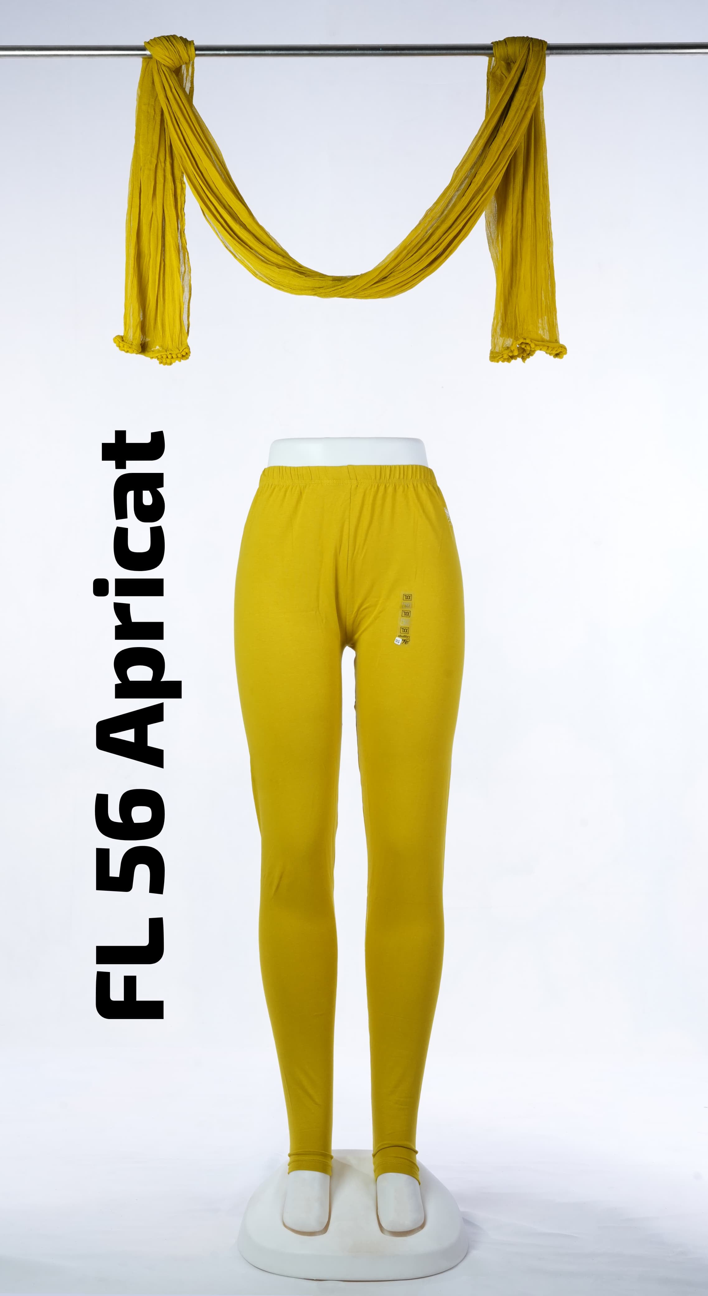 Premium Full Length Leggings (FL 56 Apricat)