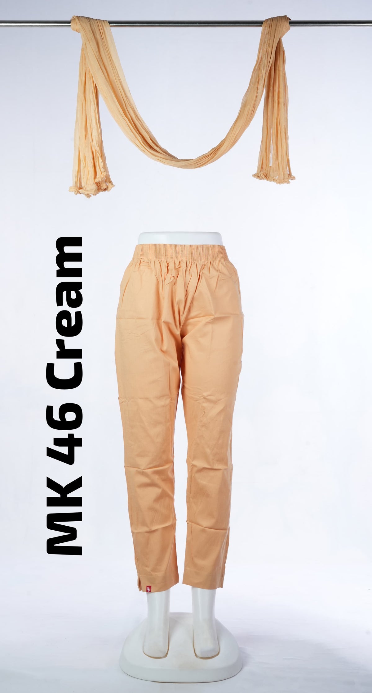 Premium Cotton Lycra Kurta Pant (MK 46 Cream)