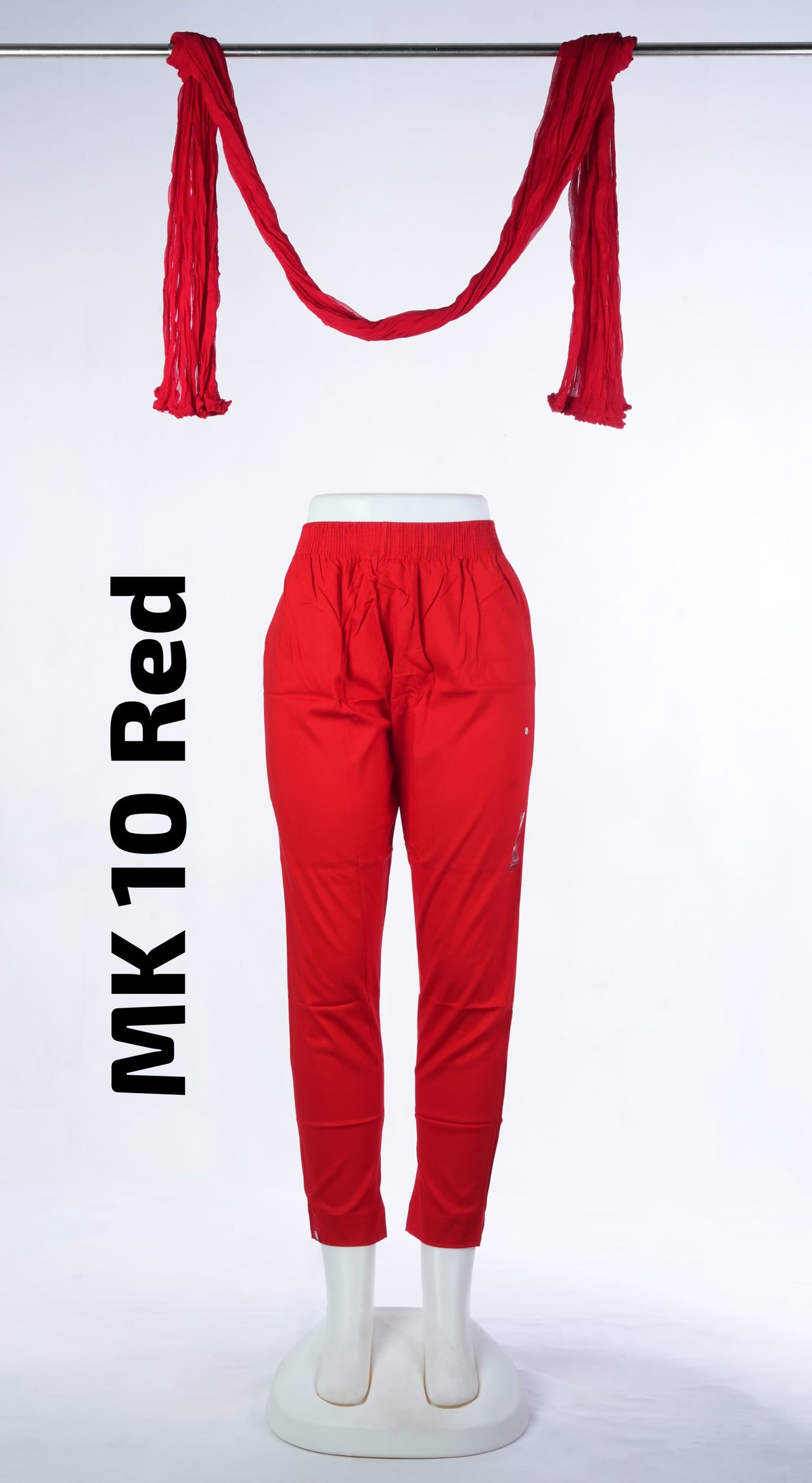 Premium Cotton Lycra Kurta Pant (MK 10 Red)