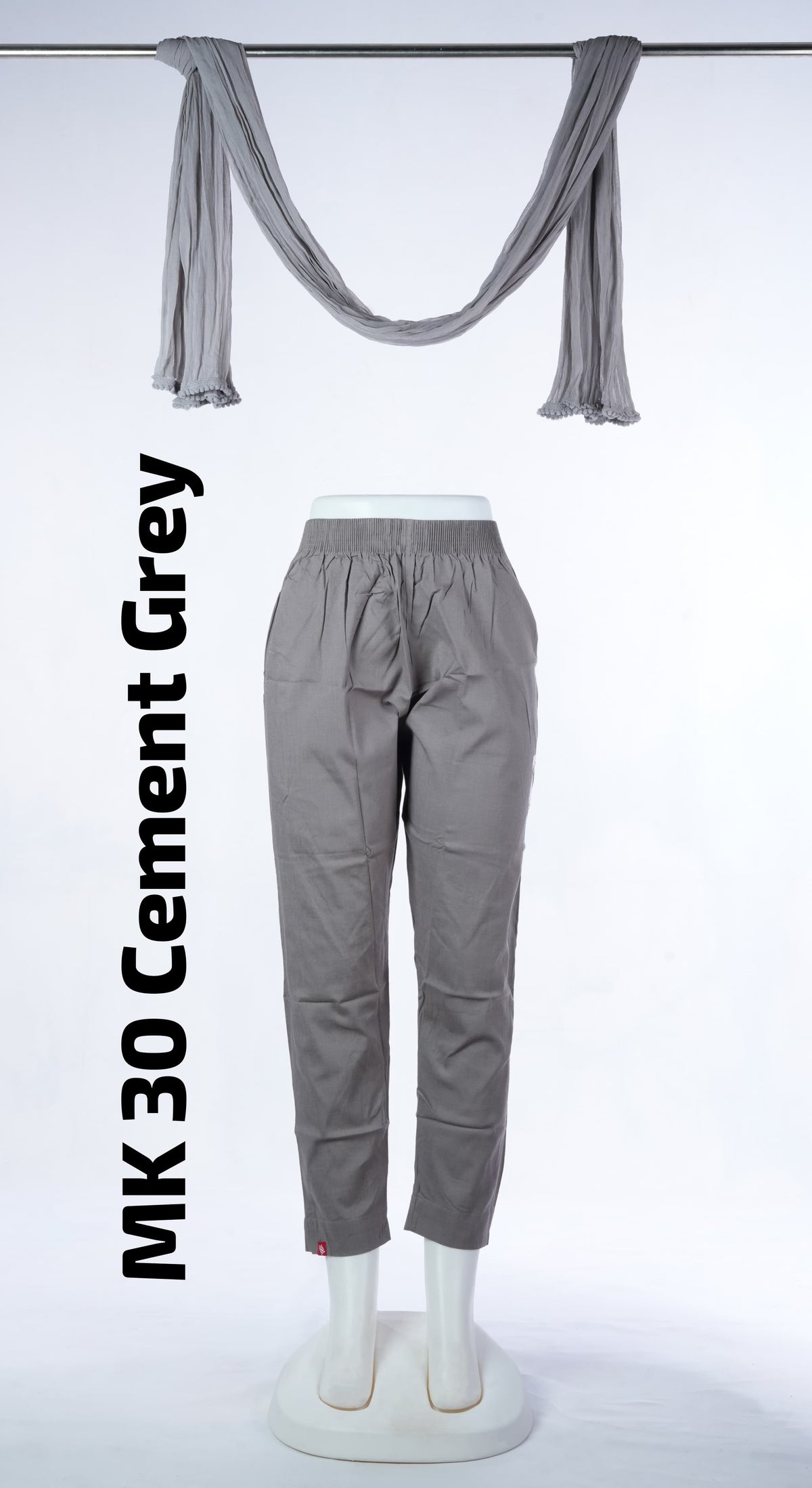 Premium Cotton Lycra Kurta Pant (MK 30 Cement Grey)