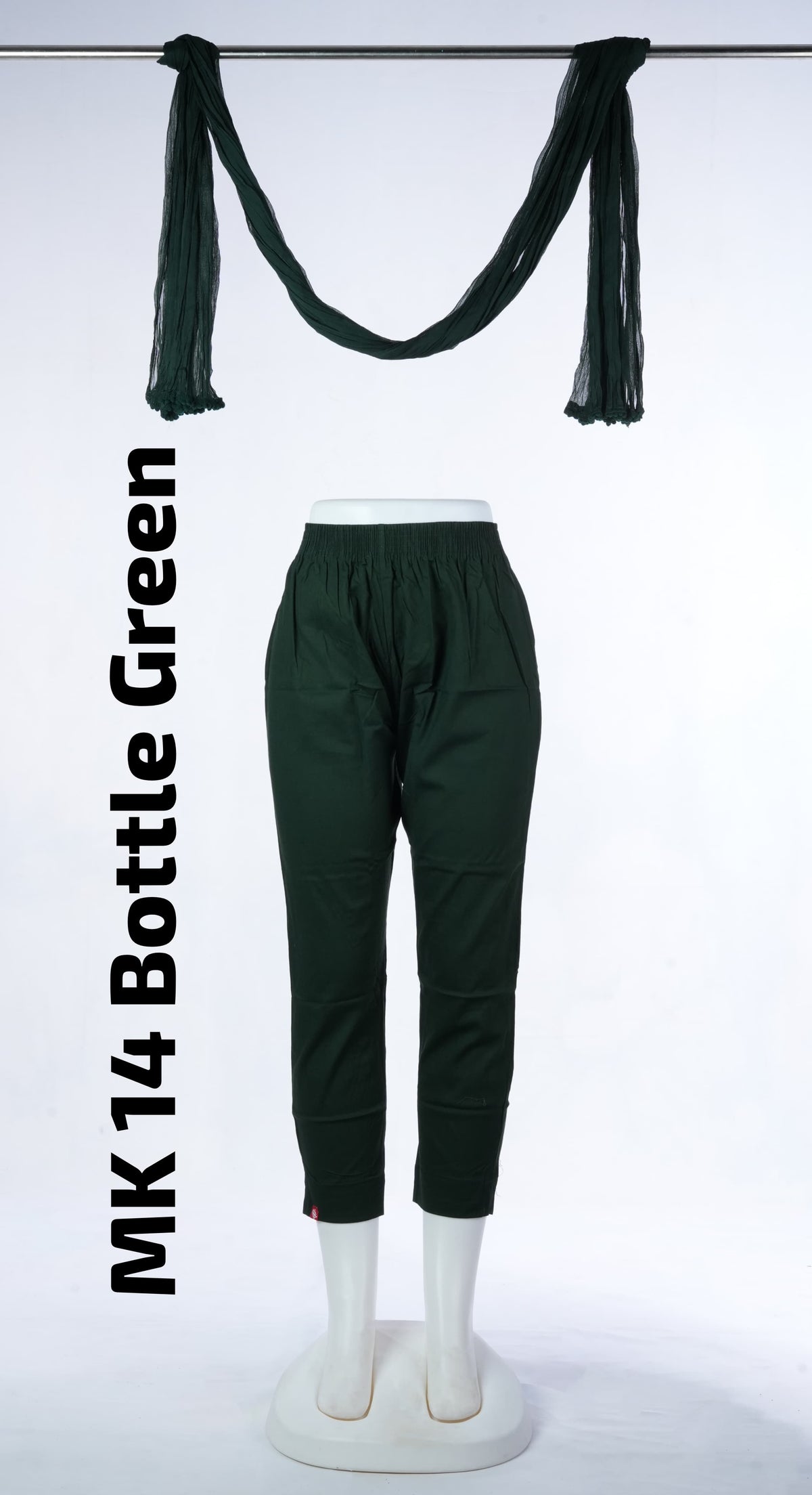 Premium Cotton Lycra Kurta Pant (MK 14 Bottle Green)
