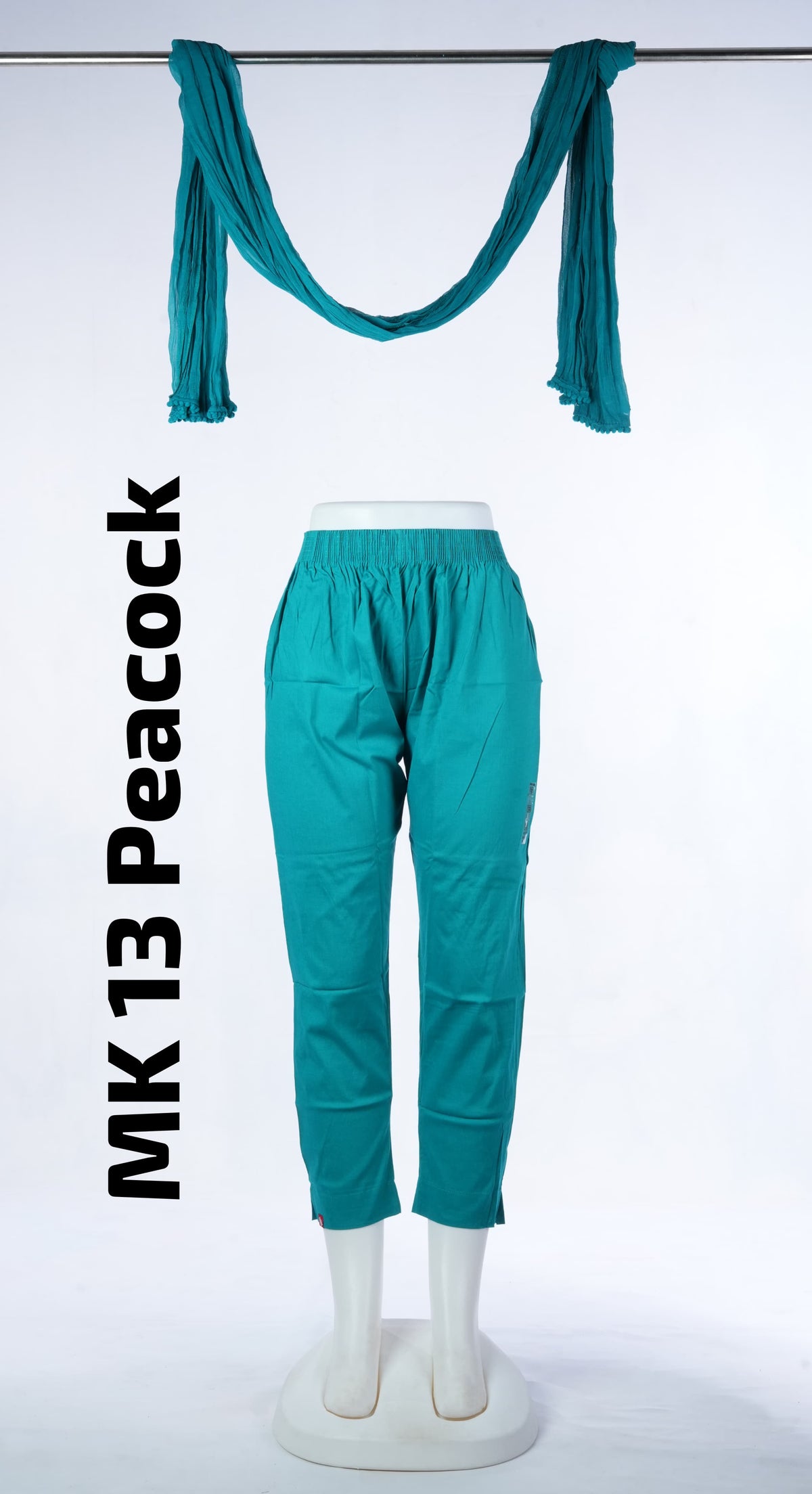 Premium Cotton Lycra Kurta Pant (MK 13 Peacock)