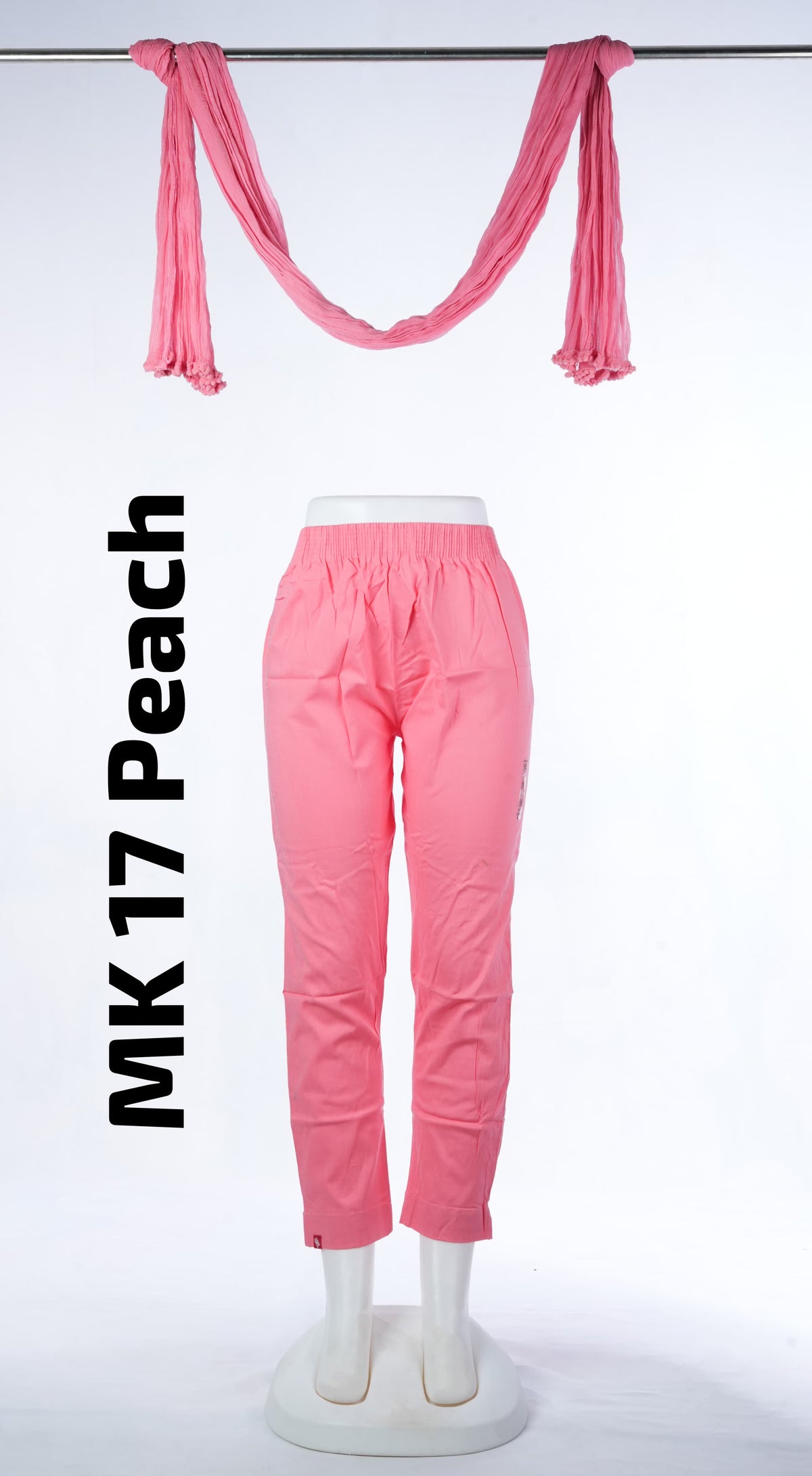 Premium Cotton Lycra Kurta Pant (MK 17 Peach)