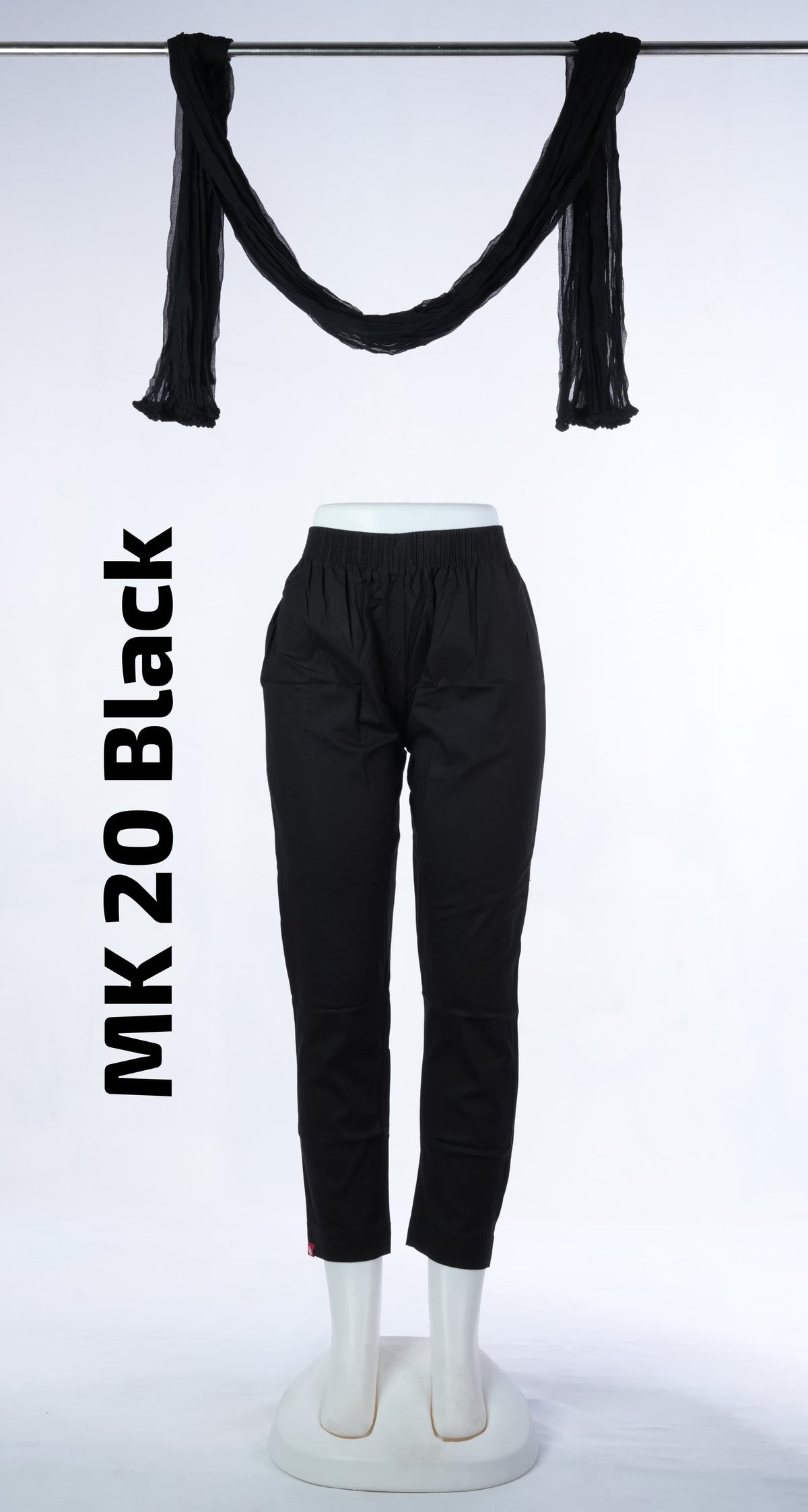 Premium Cotton Lycra Kurta Pant (MK 20 Black)