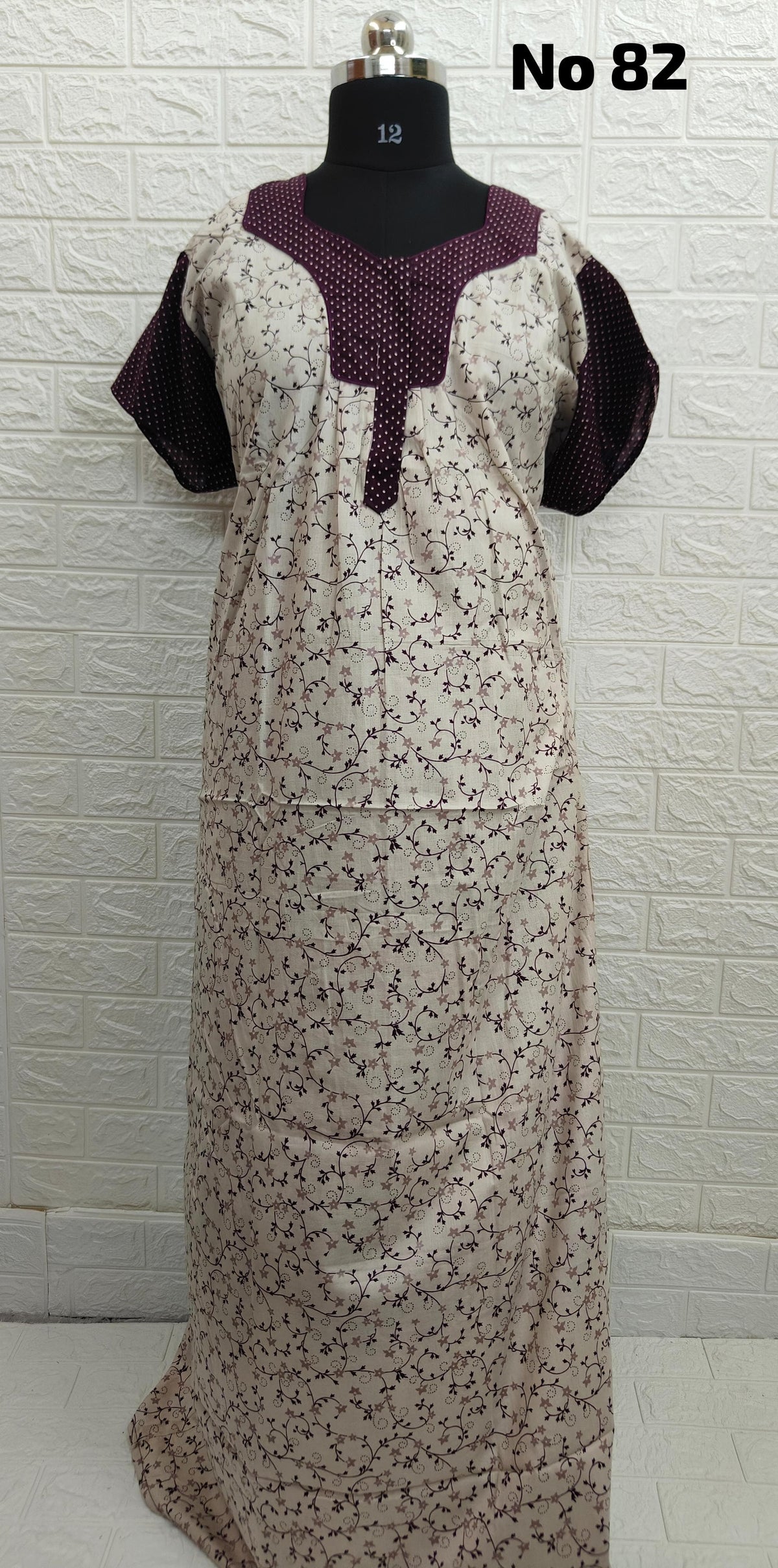 Premium Zip Nighty (No 82)