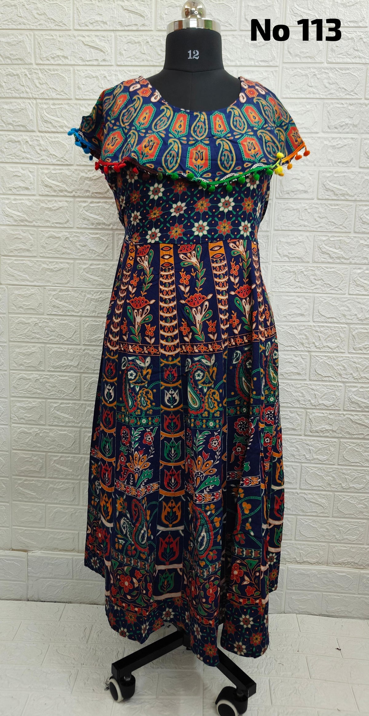 Jaipur Cotton Oviya Gown (No 113)