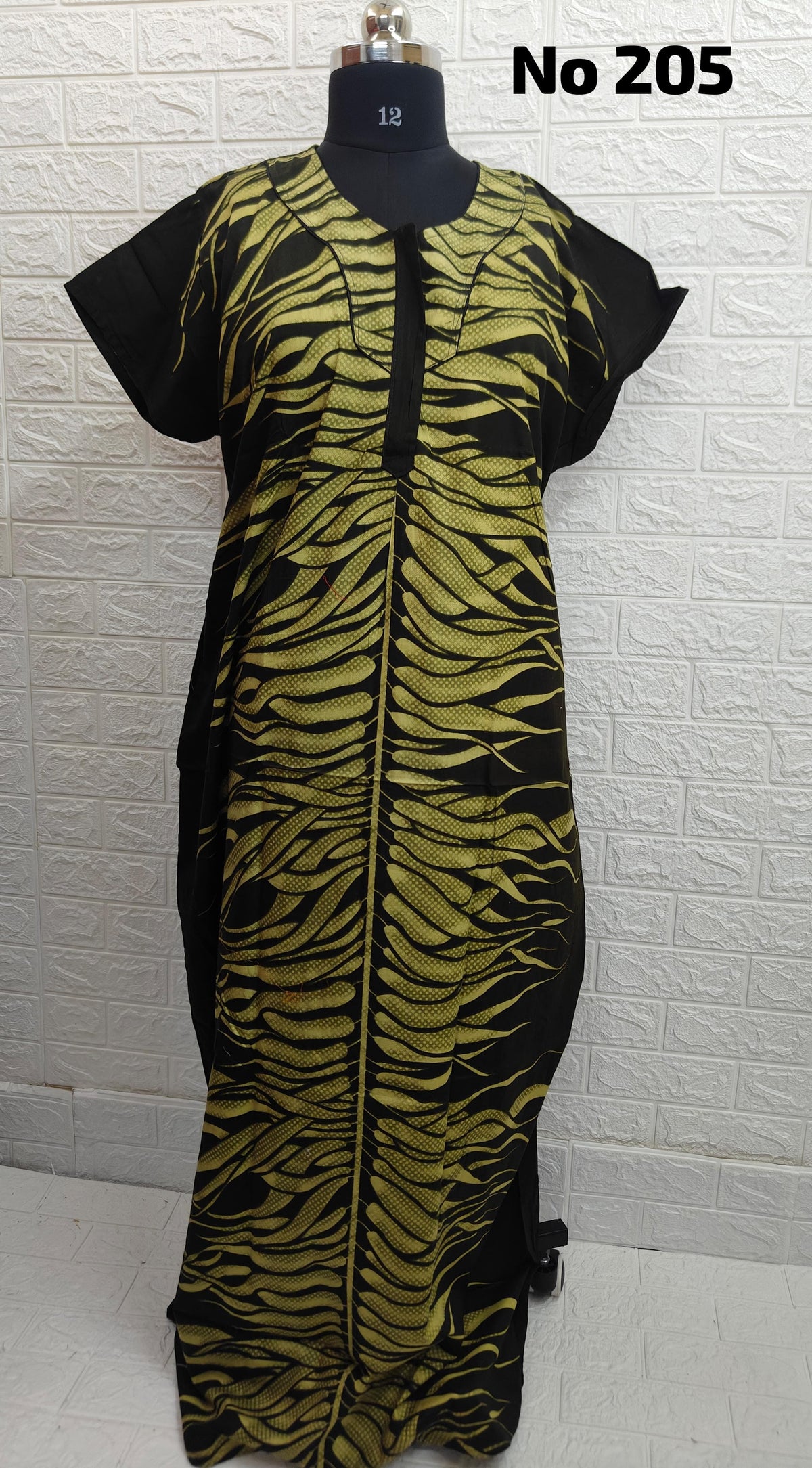 Premium Zip Nighty 3XL (Height 60") (No 205)