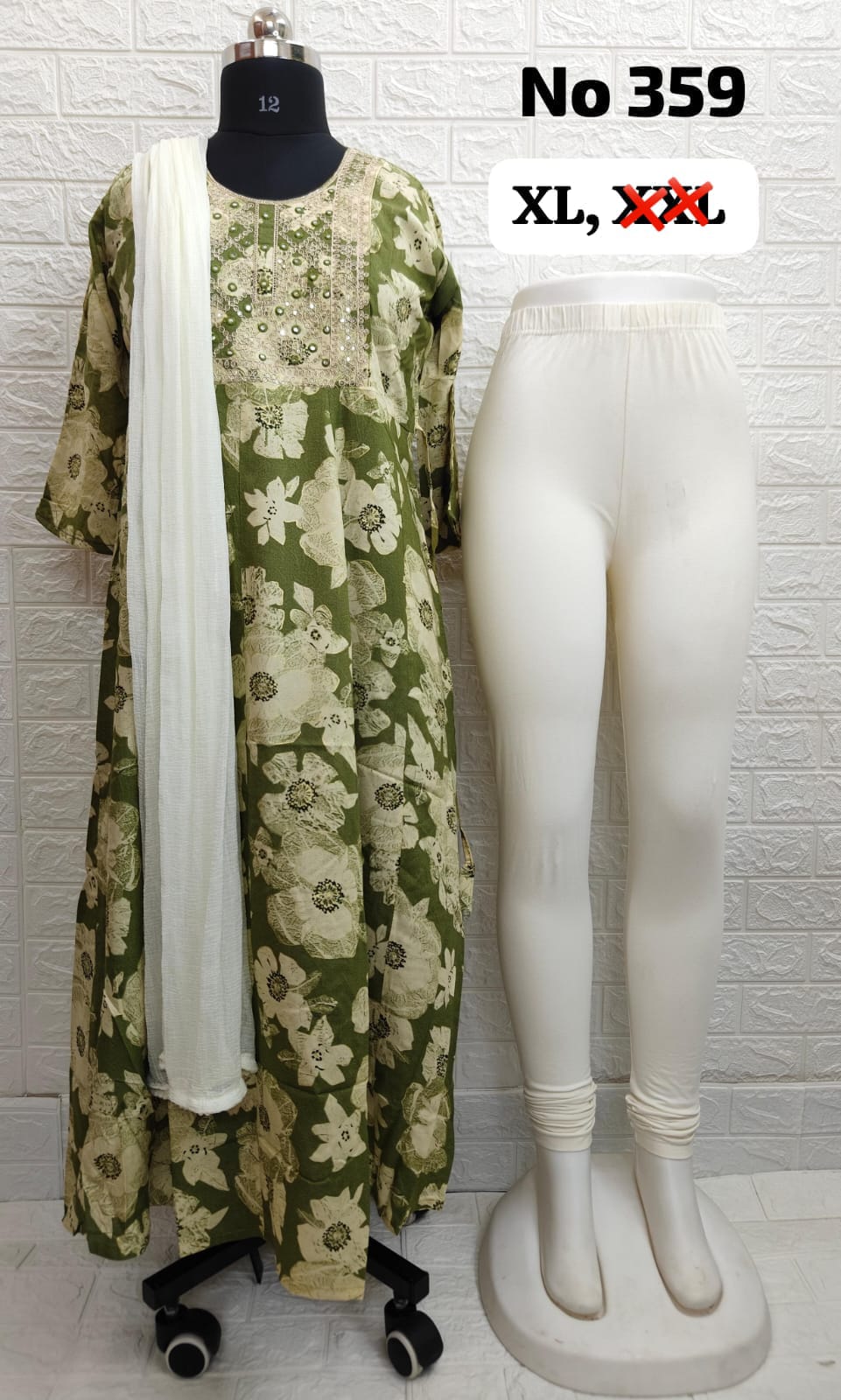 Long Panel Anarkali (No 359)