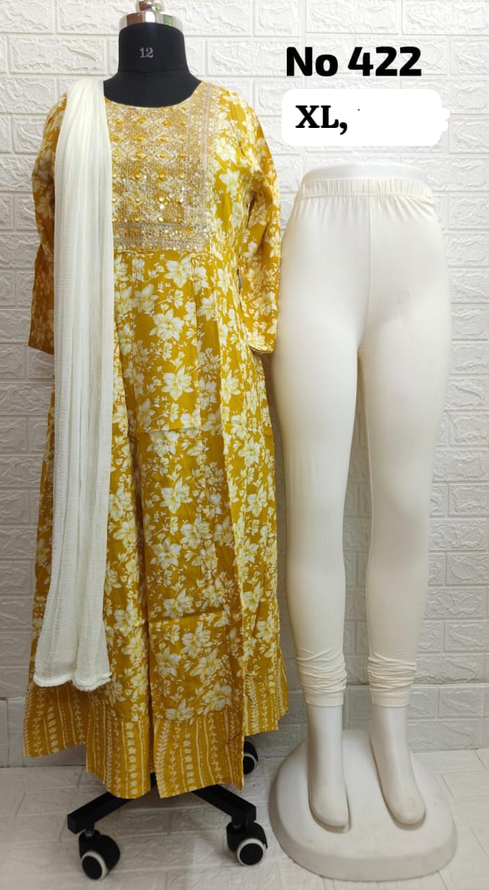 Long Panel Anarkali (No 422)