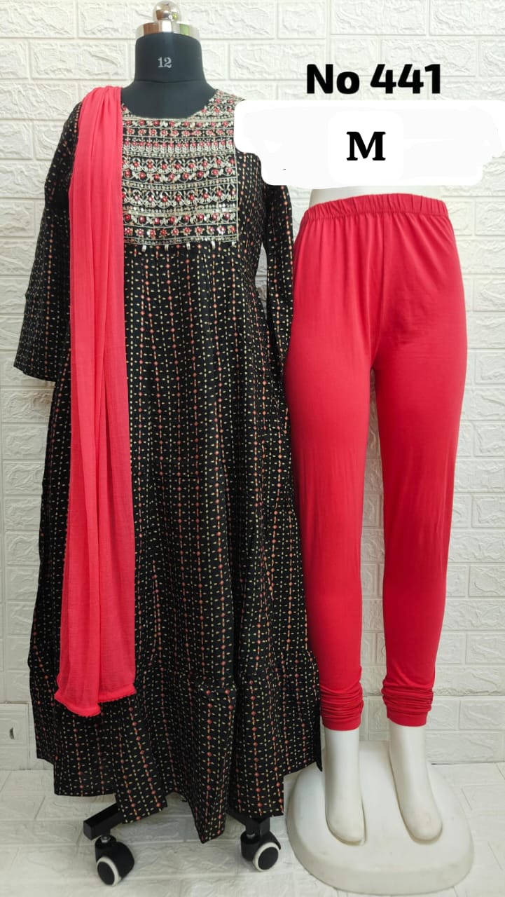 Long Panel Anarkali (No 441)