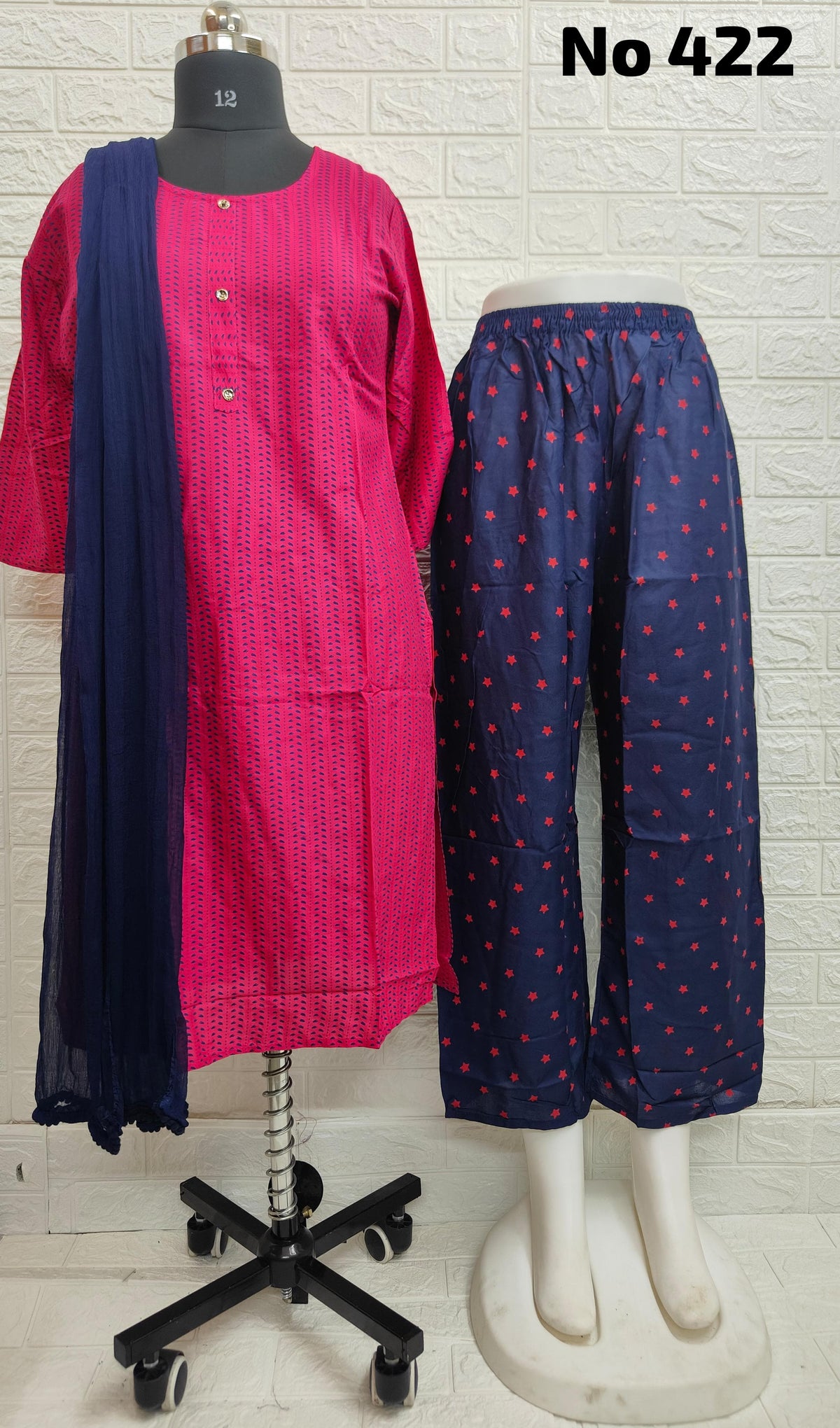 Rayon Kurti With Plazo (No.422)
