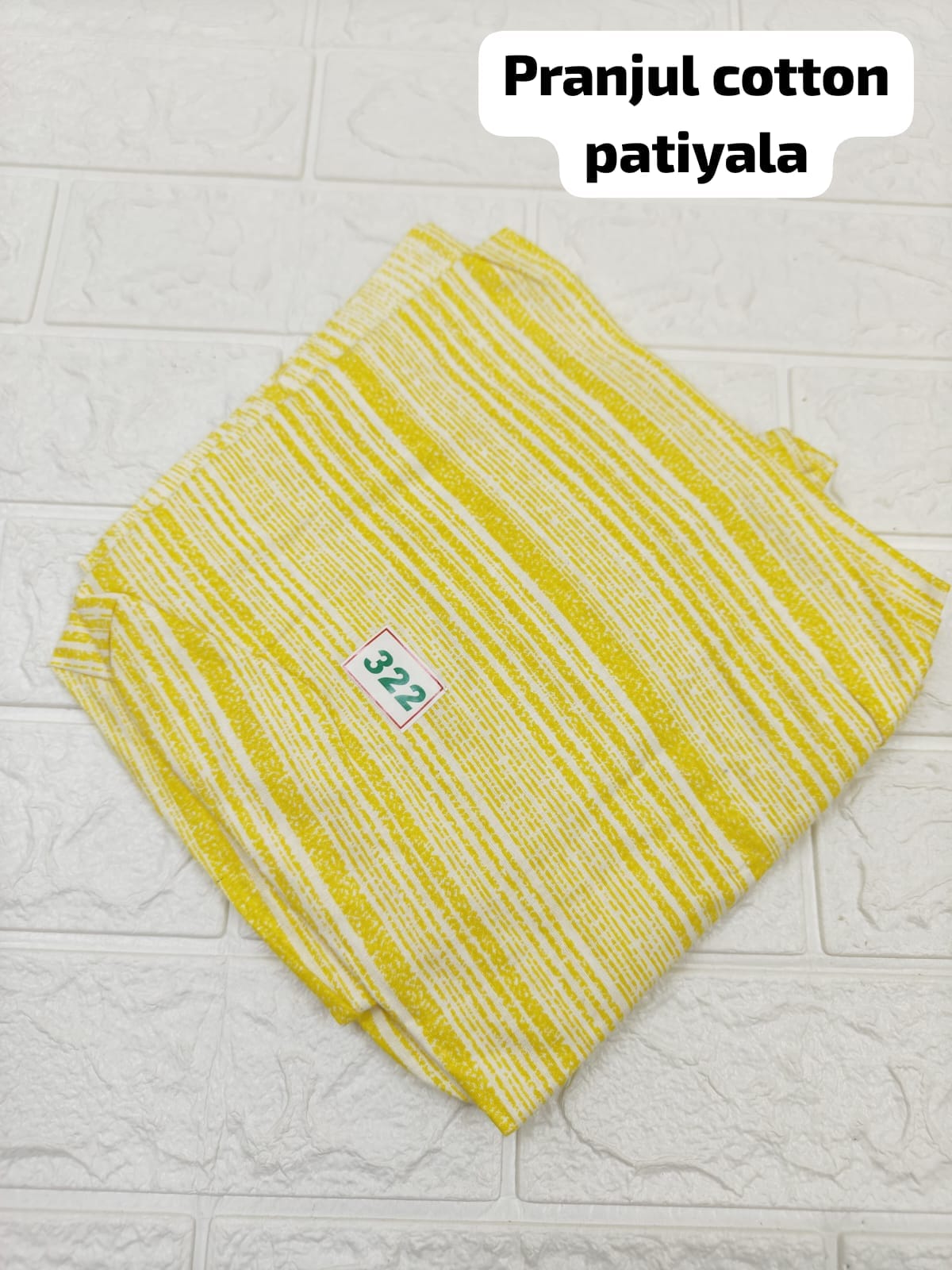 Pranjul Cotton Patiyala (No 322)