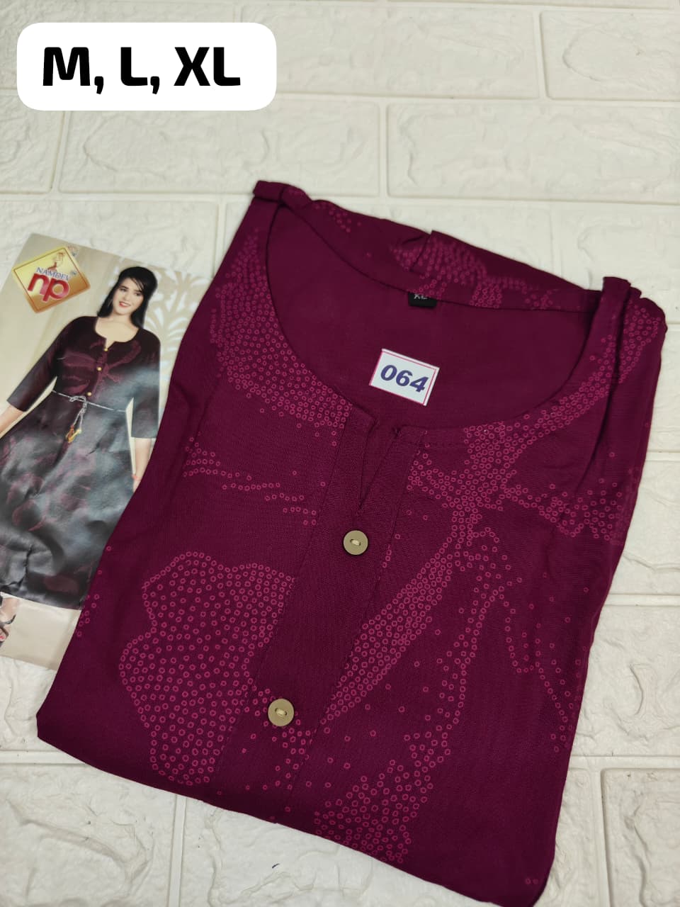 Anarkali  with Knot (No 64)