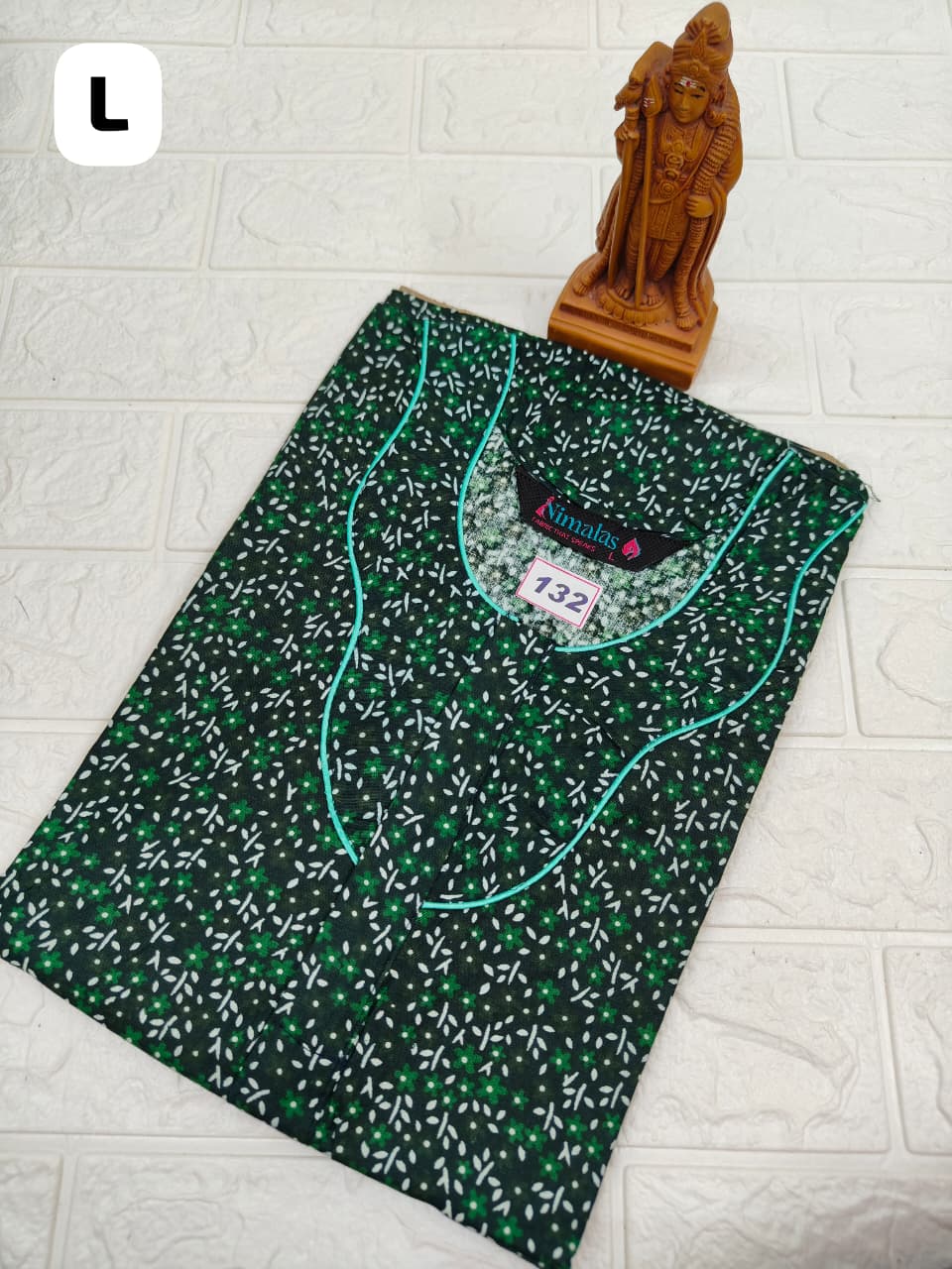 Pure Cotton Zip Nighty (No.132)