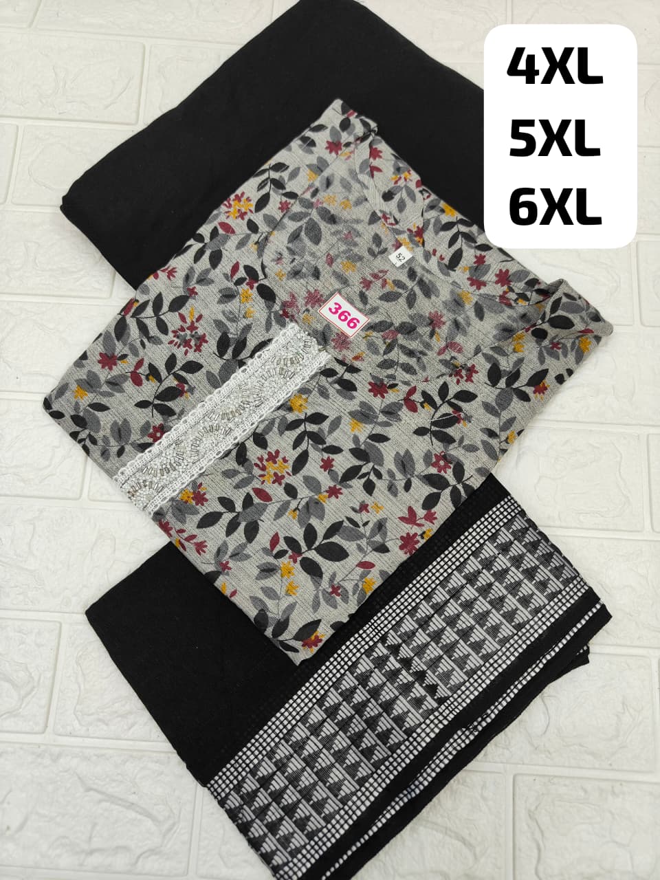 3 Pcs Set (Plus Size)(No 366)