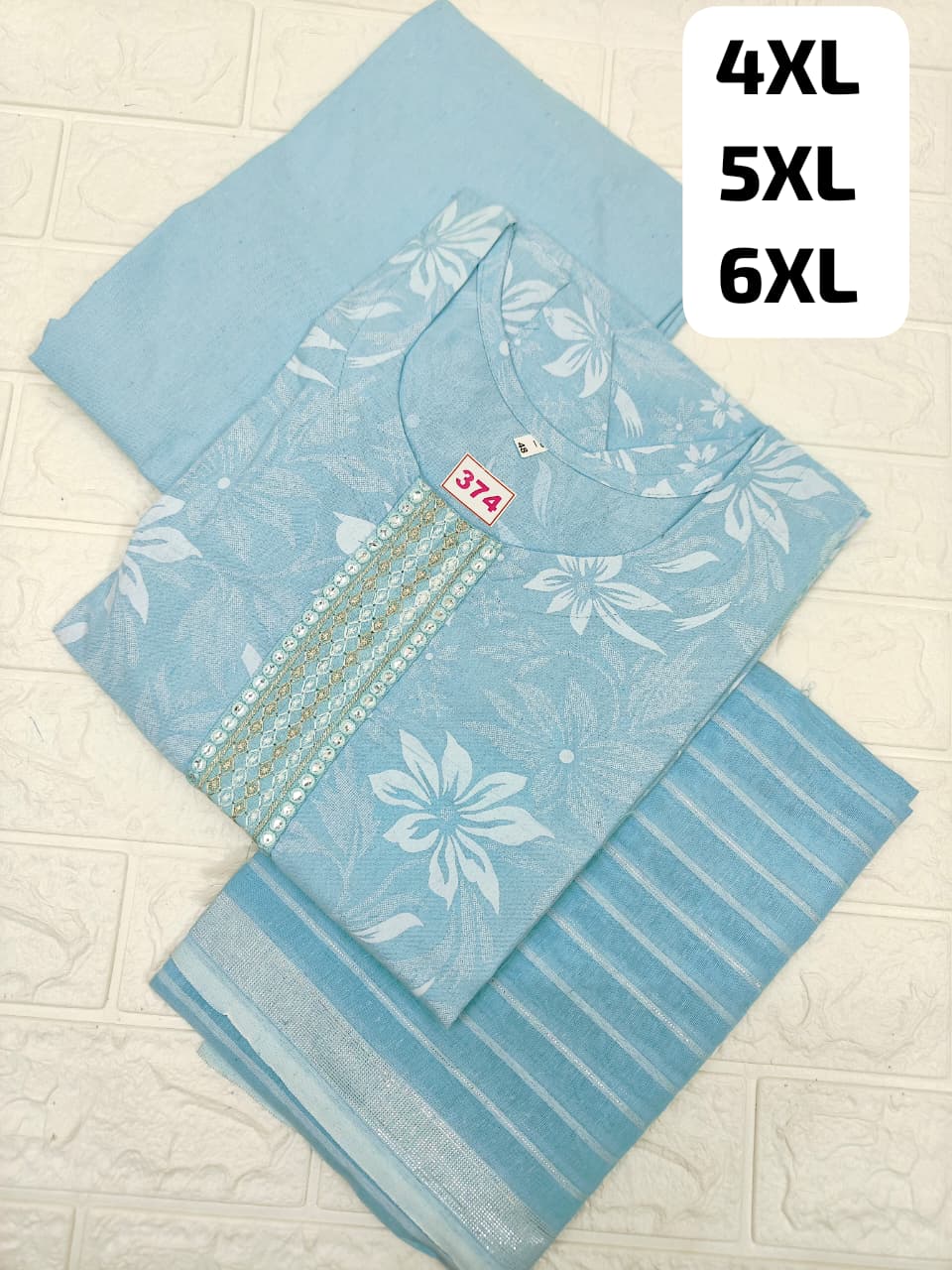 3 Pcs Set (Plus Size)(No 374)