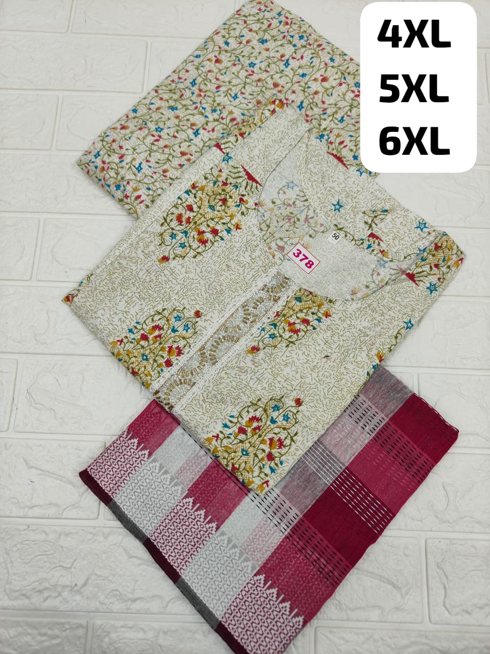 3 Pcs Set (Plus Size)(No 378)