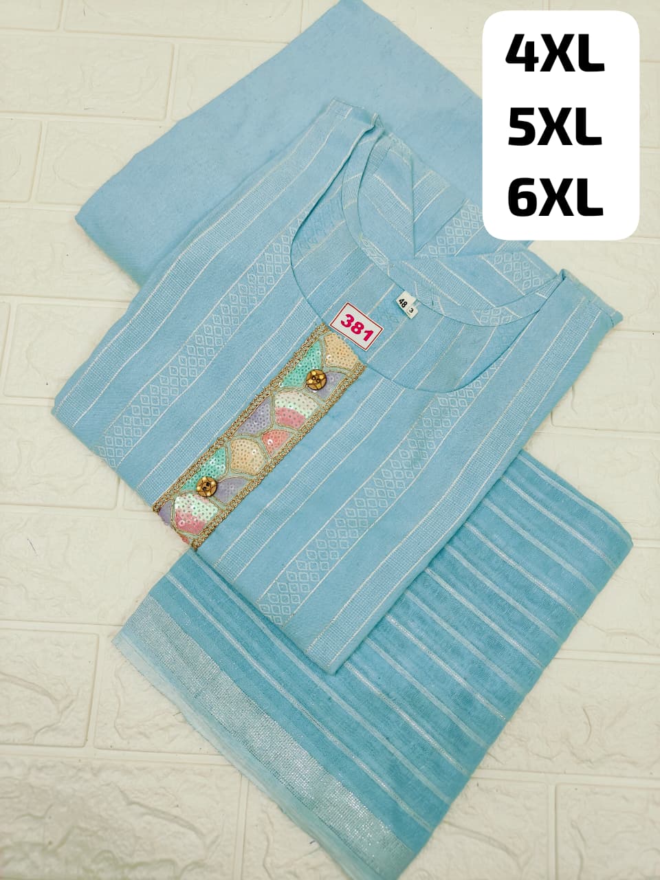 3 Pcs Set (Plus Size)(No 381)