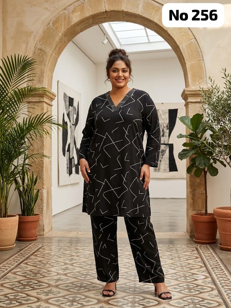 Rayon Co-ords (Plus Size) (No 256)