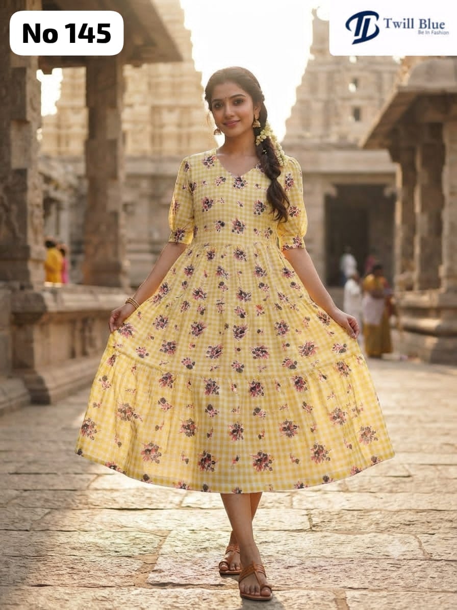Cotton Anarkali (No 145)