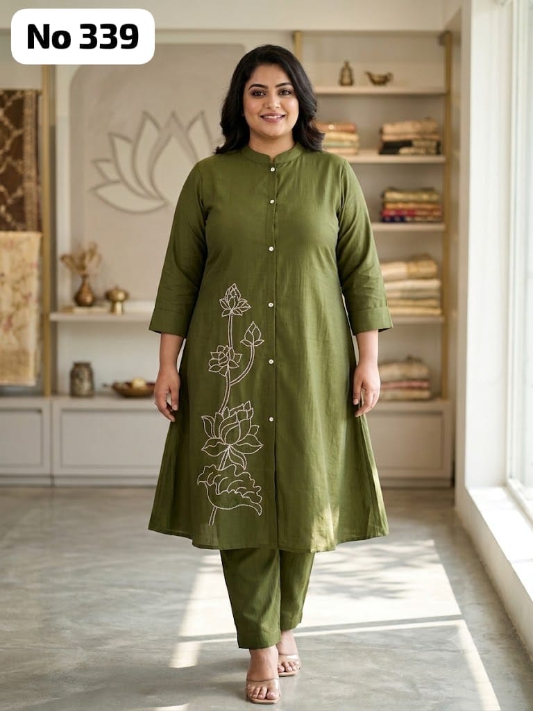 Aline Embroidery Co-ords (No 339)
