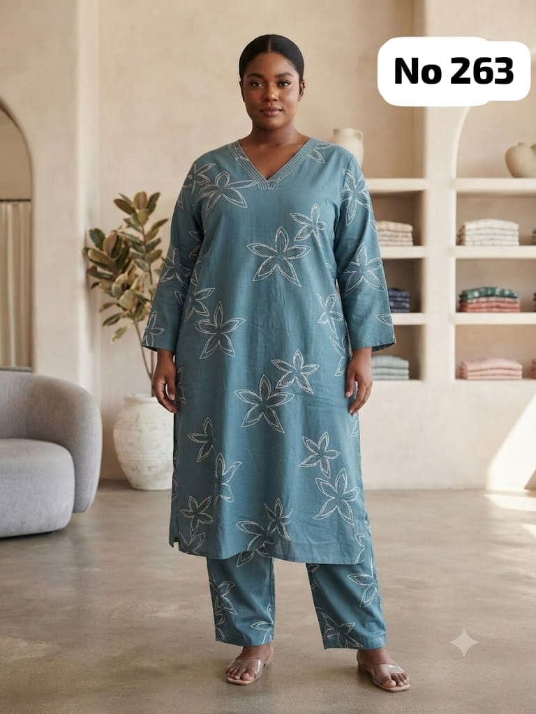 Rayon Co-ords (Plus Size)(No 263)