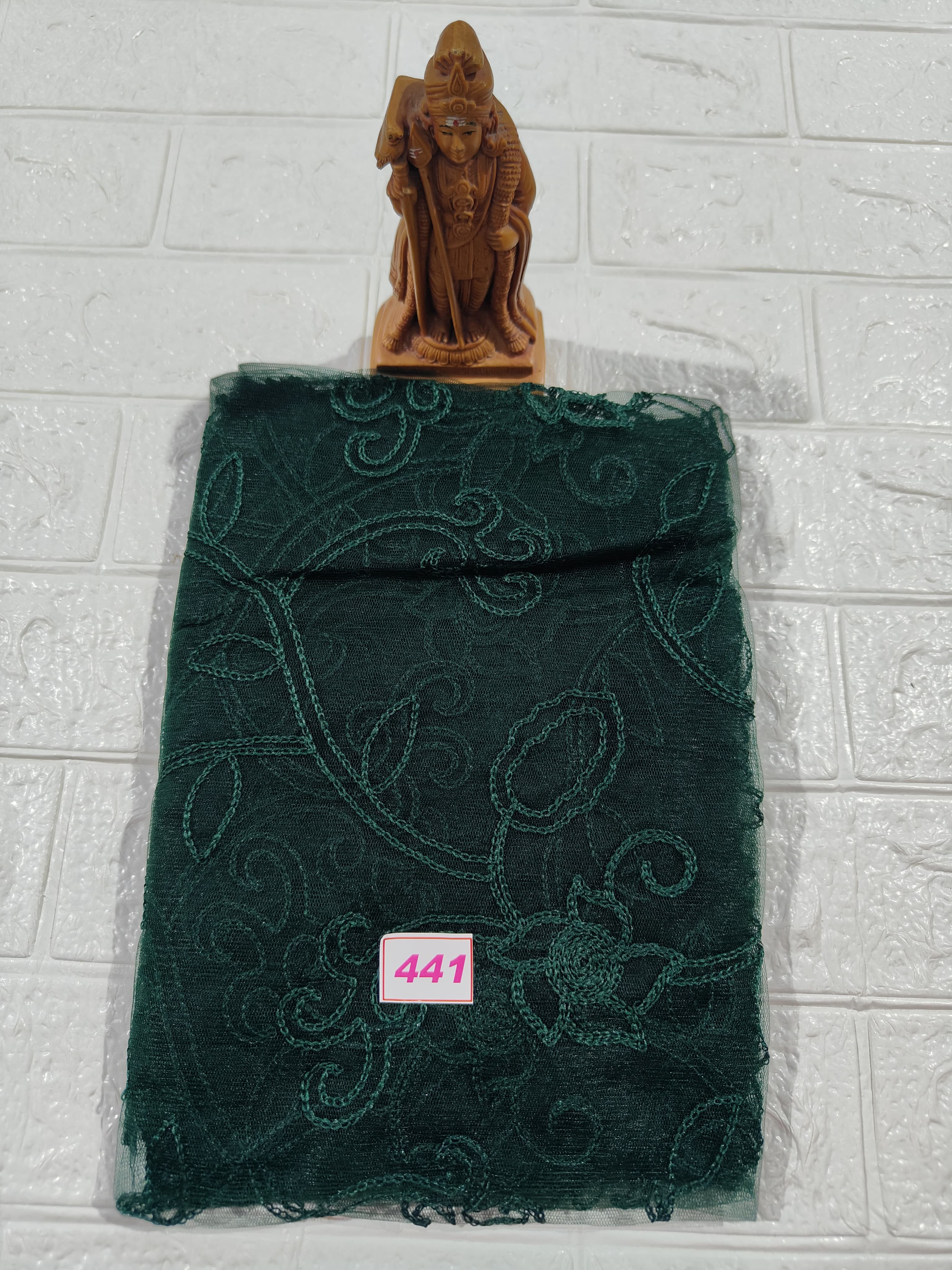Netted Embroidery Dupatta (No 441)