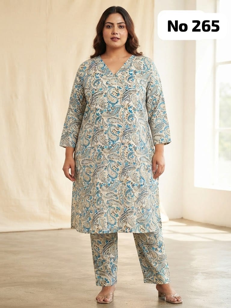 Rayon Co-ords (Plus Size) (No 265)