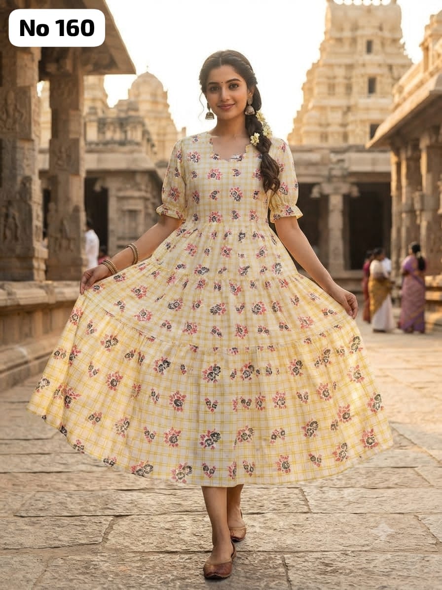 Cotton Anarkali (No 160)