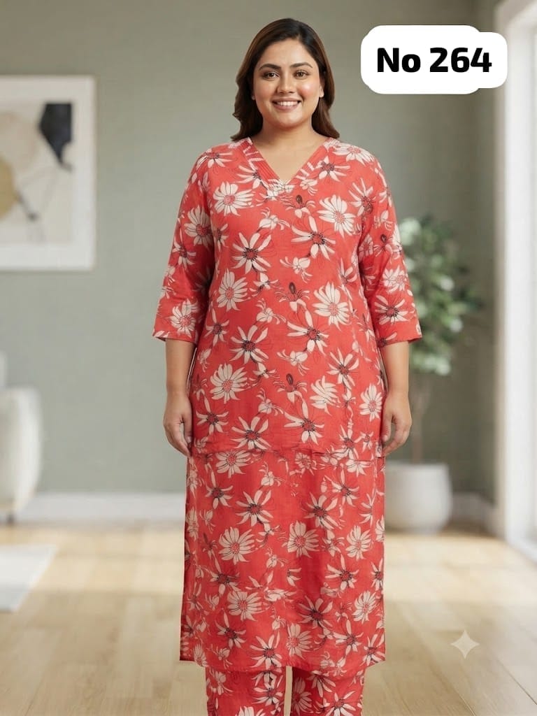 Rayon Co-ords (Plus Size)(No 264)