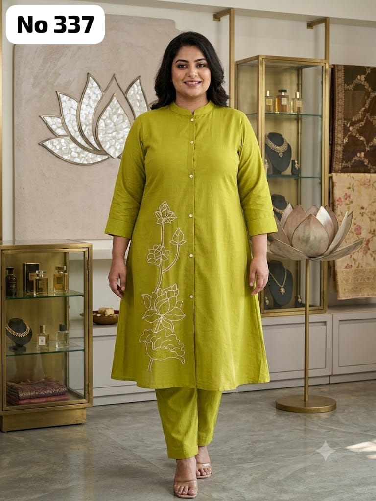 Aline Embroidery Co-ords (No 337)