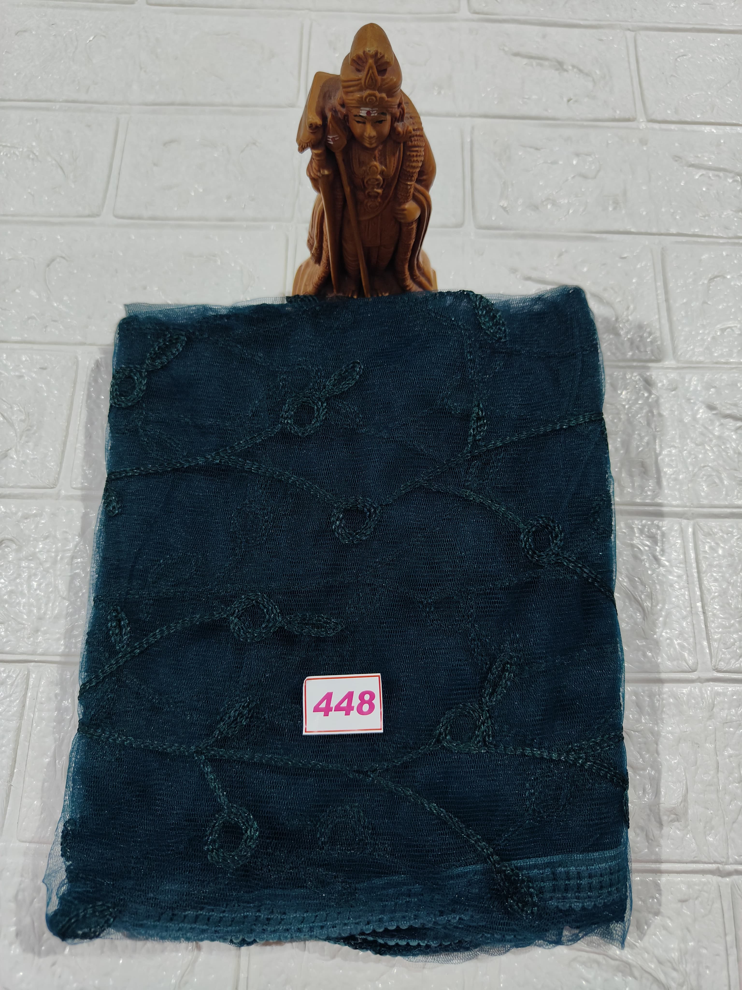 Netted Embroidery Dupatta (No 448)
