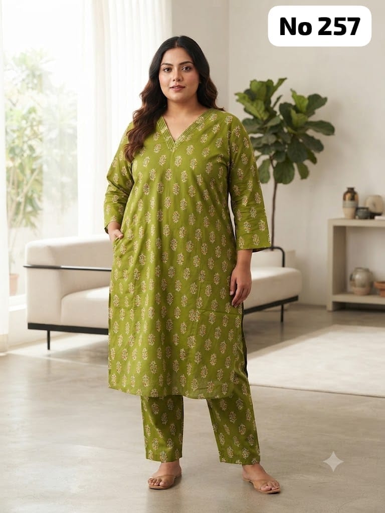 Rayon Co-ords (Plus Size)(No 257)