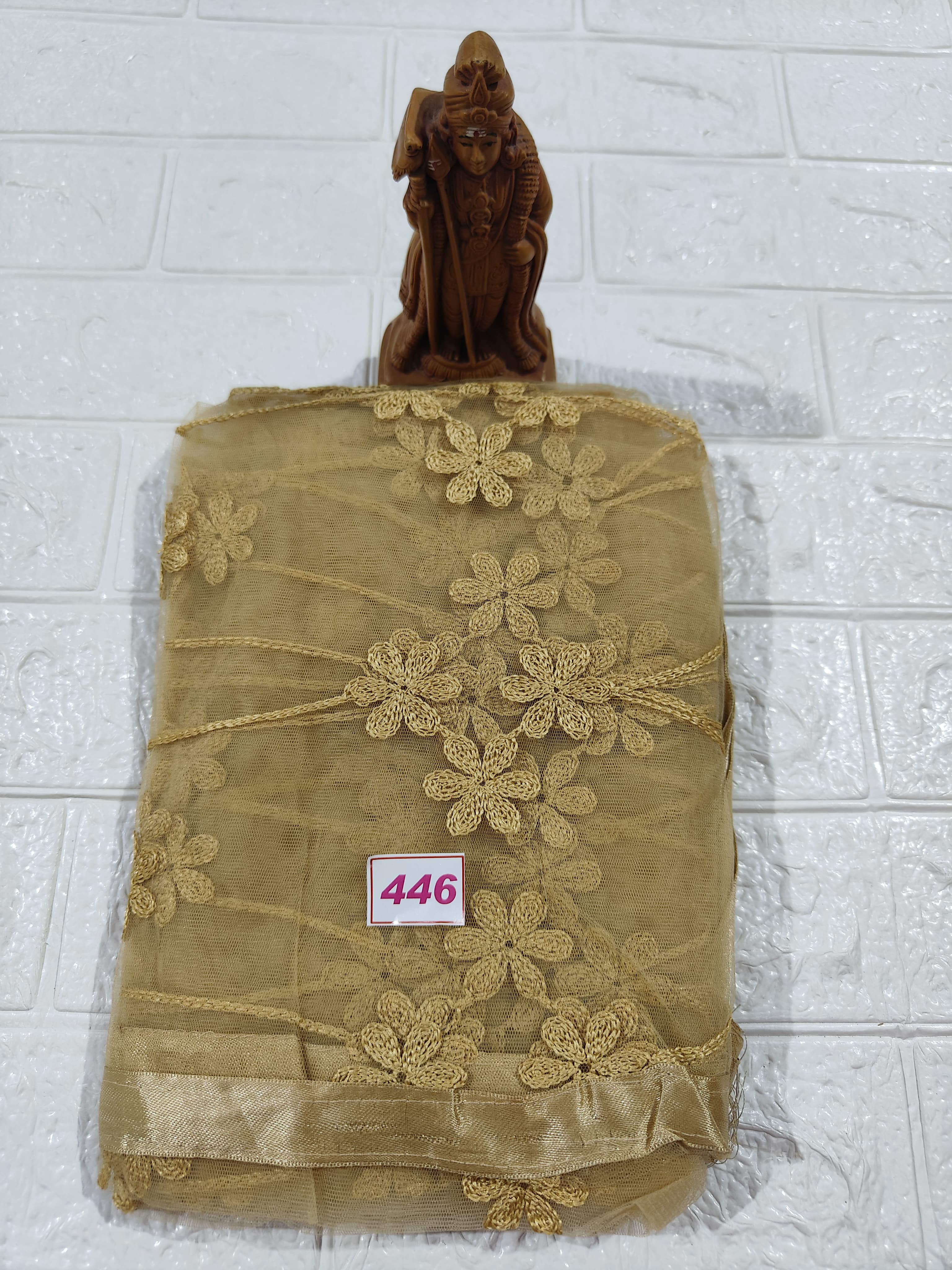 Netted Embroidery Dupatta (No 446)